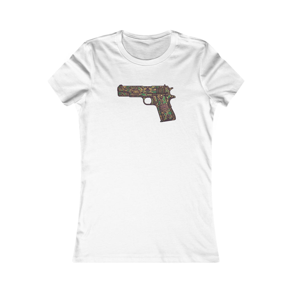 The Floral Collection-1911 Pistol-Women's T's