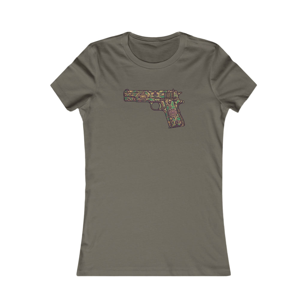 The Floral Collection-1911 Pistol-Women's T's
