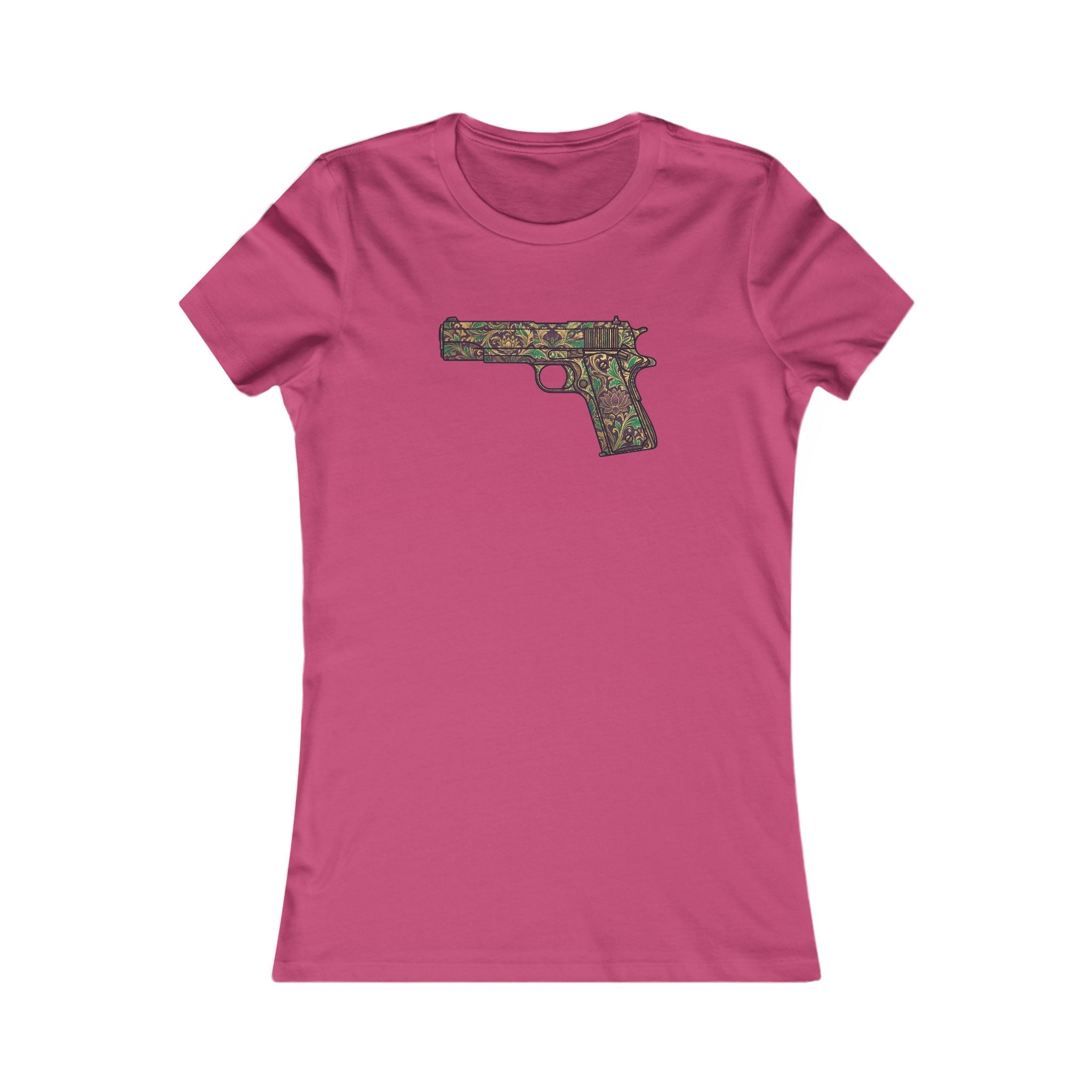 The Floral Collection-1911 Pistol-Women's T's