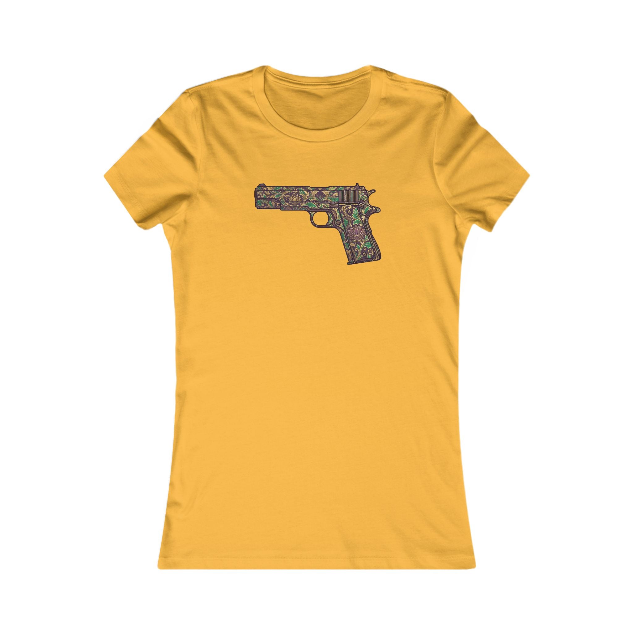 The Floral Collection-1911 Pistol-Women's T's