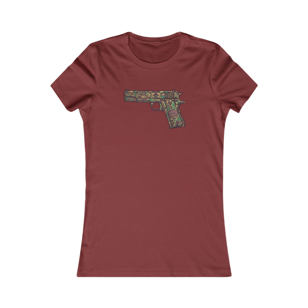 The Floral Collection-1911 Pistol-Women's T's
