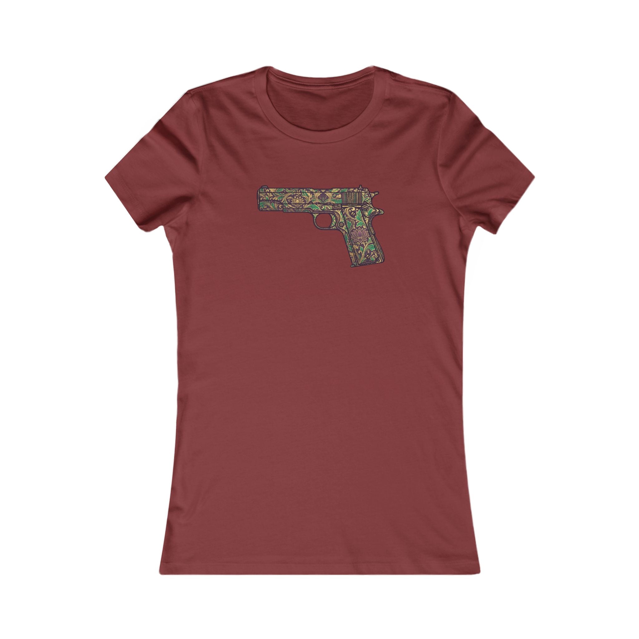 The Floral Collection-1911 Pistol-Women's T's