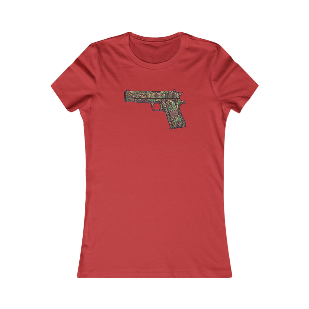 The Floral Collection-1911 Pistol-Women's T's