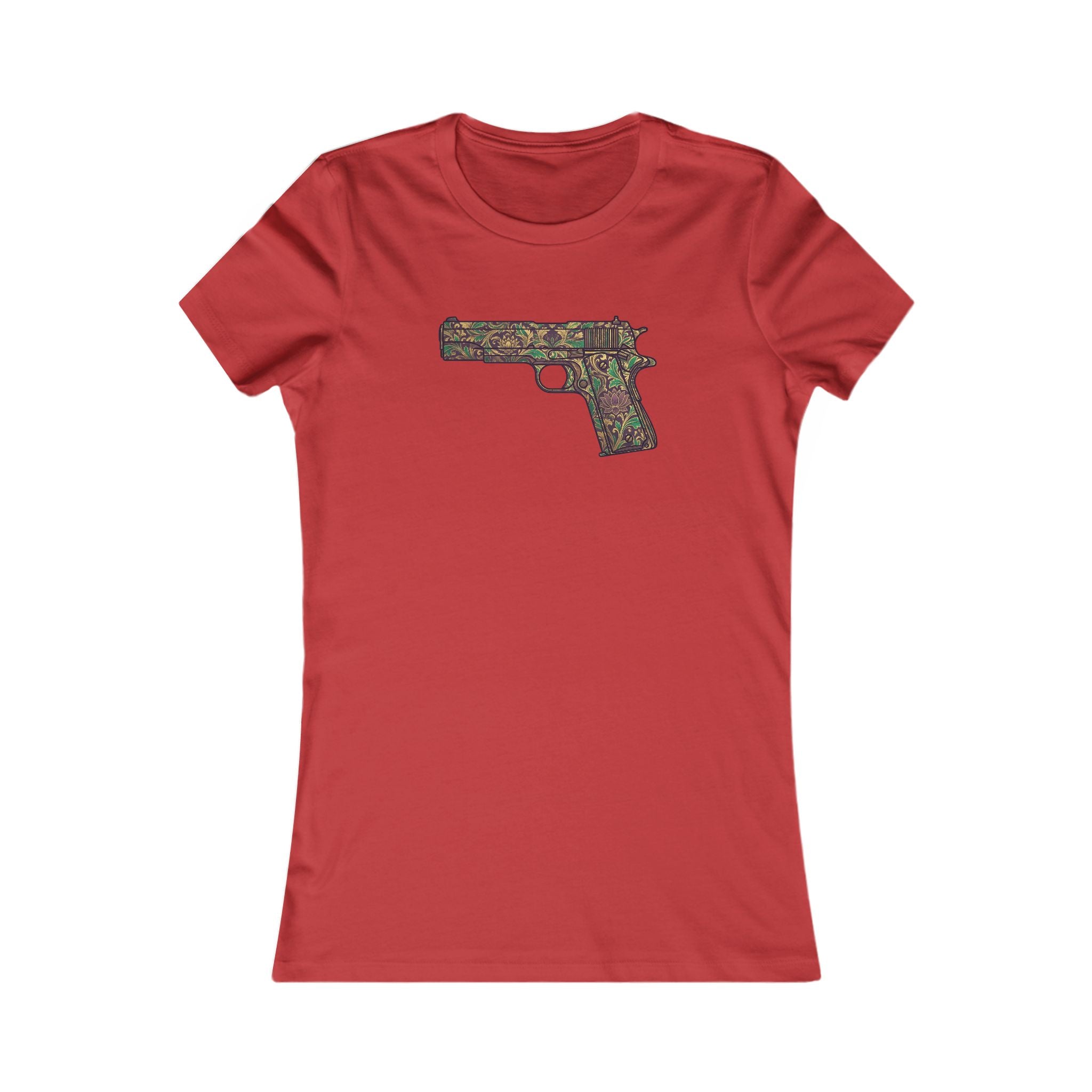 The Floral Collection-1911 Pistol-Women's T's