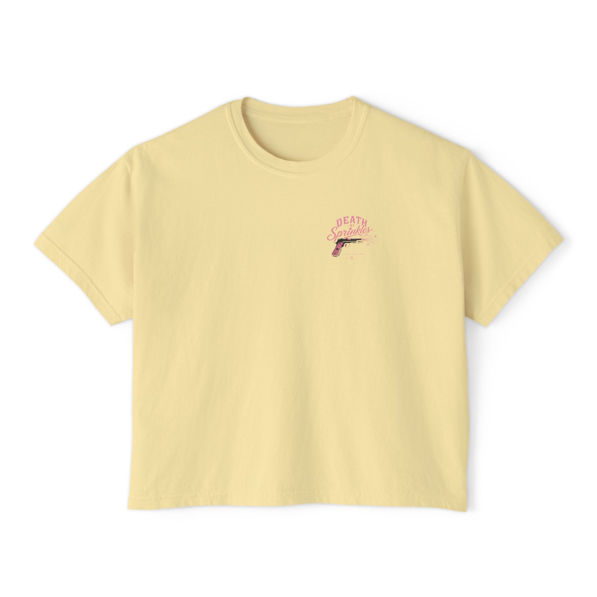 Death By Sprinkles-Women’s Crop T-Shirt
