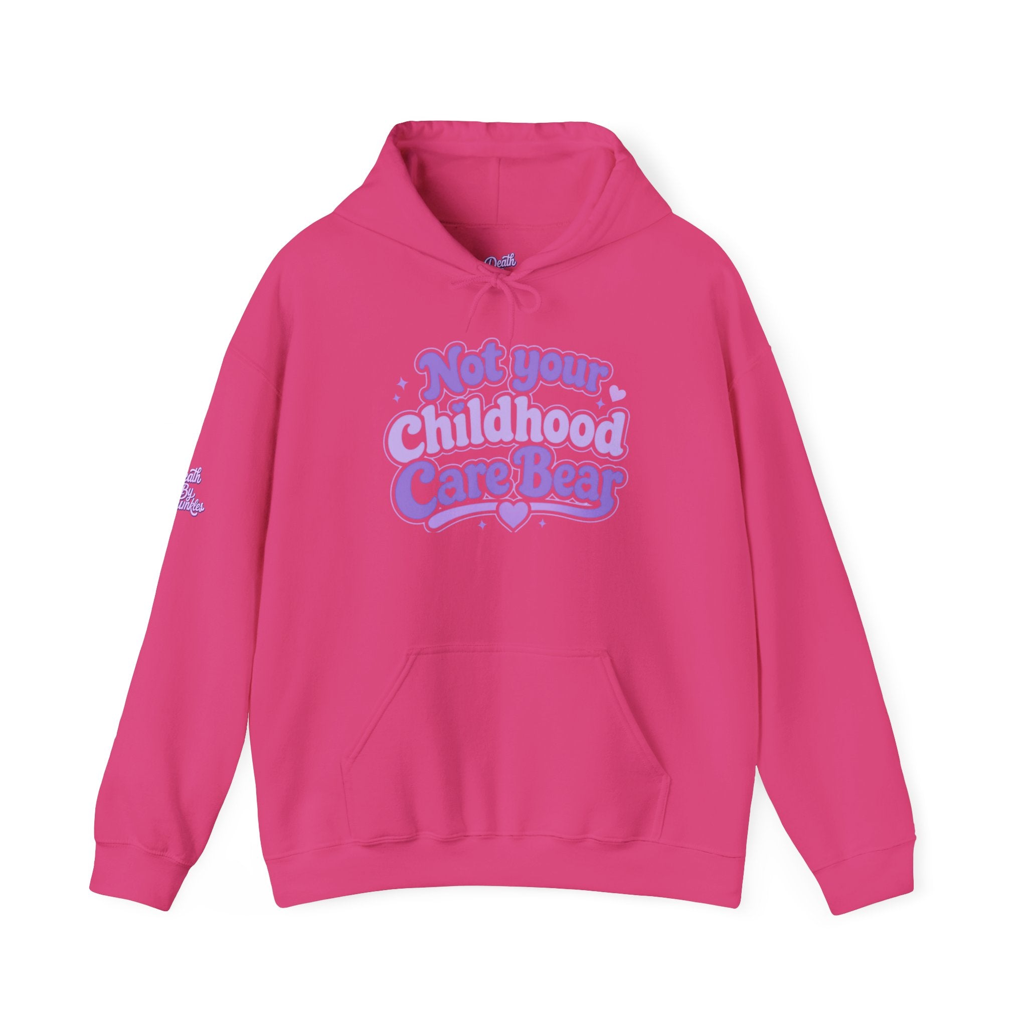 Not Your Childhood Care Bear Hoodie — Retro Care Bears Graphic Hoodie
