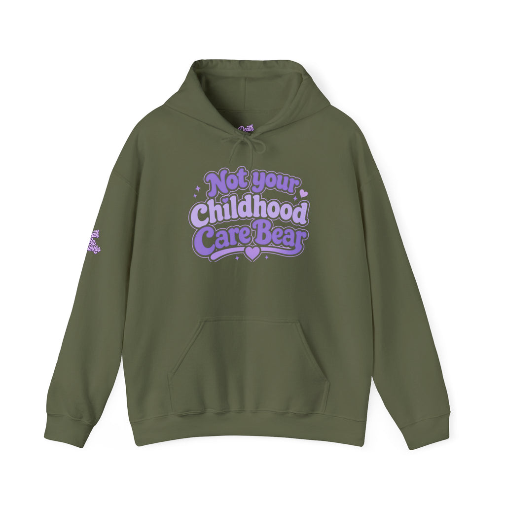 Not Your Childhood Care Bear Hoodie — Retro Care Bears Graphic Hoodie