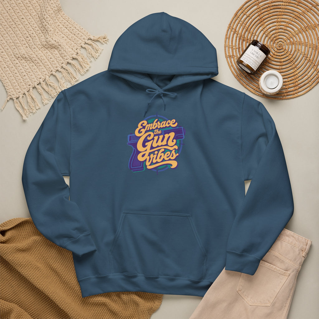 Embrace Gun Vibes Hoodie — Retro