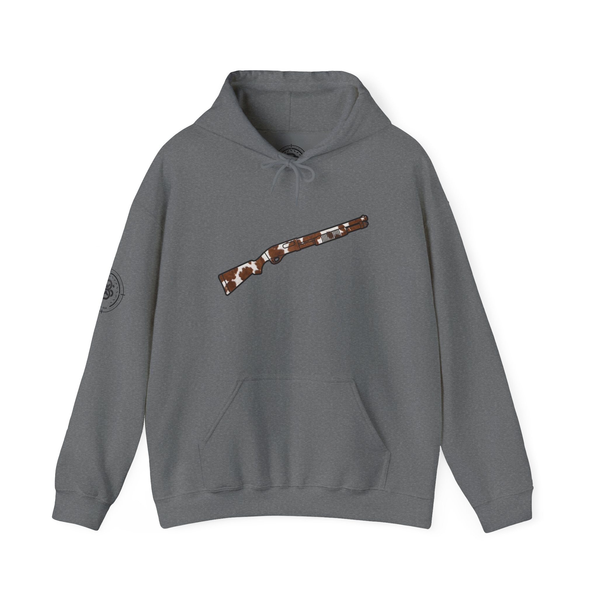 Cow Hide Shotgun Silhouette Hoodie