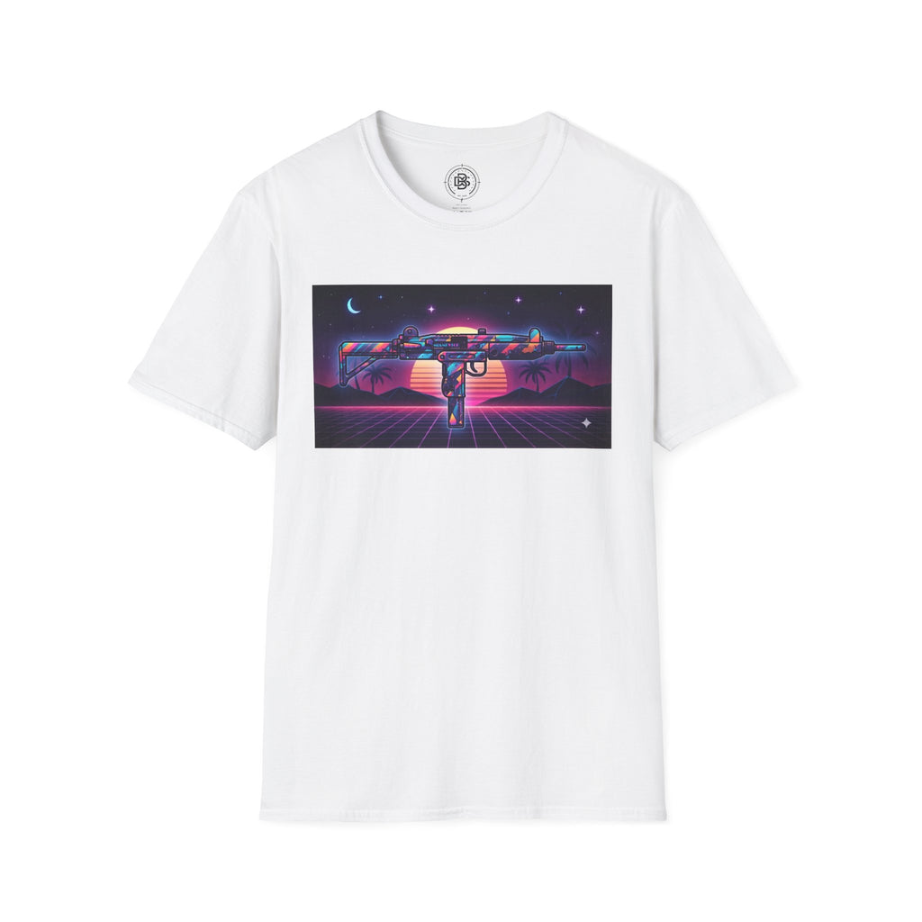 The Men's Collection- 80's Retro UZI-Softstyle T-Shirt