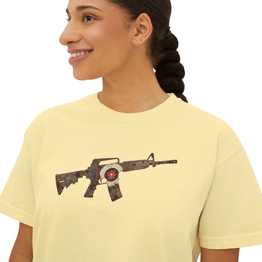 The Target Collection- AR Rifle-Women’s Boxy Tee