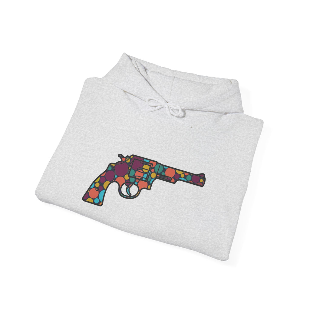 Revolver Dot Silhouette-Hooded Sweatshirt