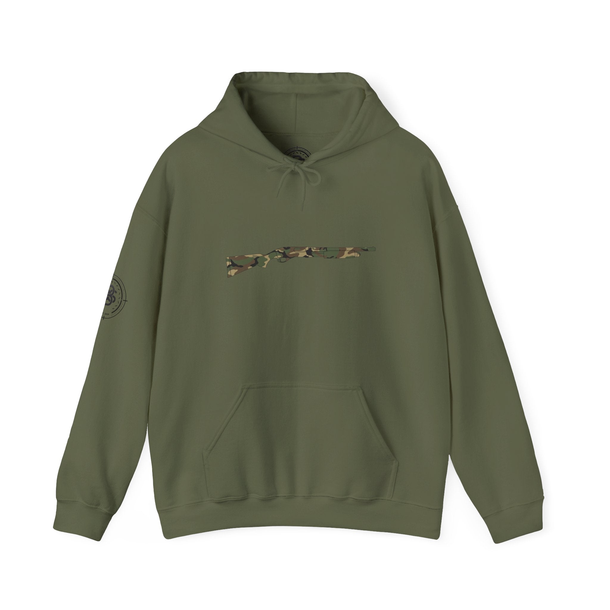Camo Shotgun-Unisex Heavy Blend™ Hooded Sweatshirt