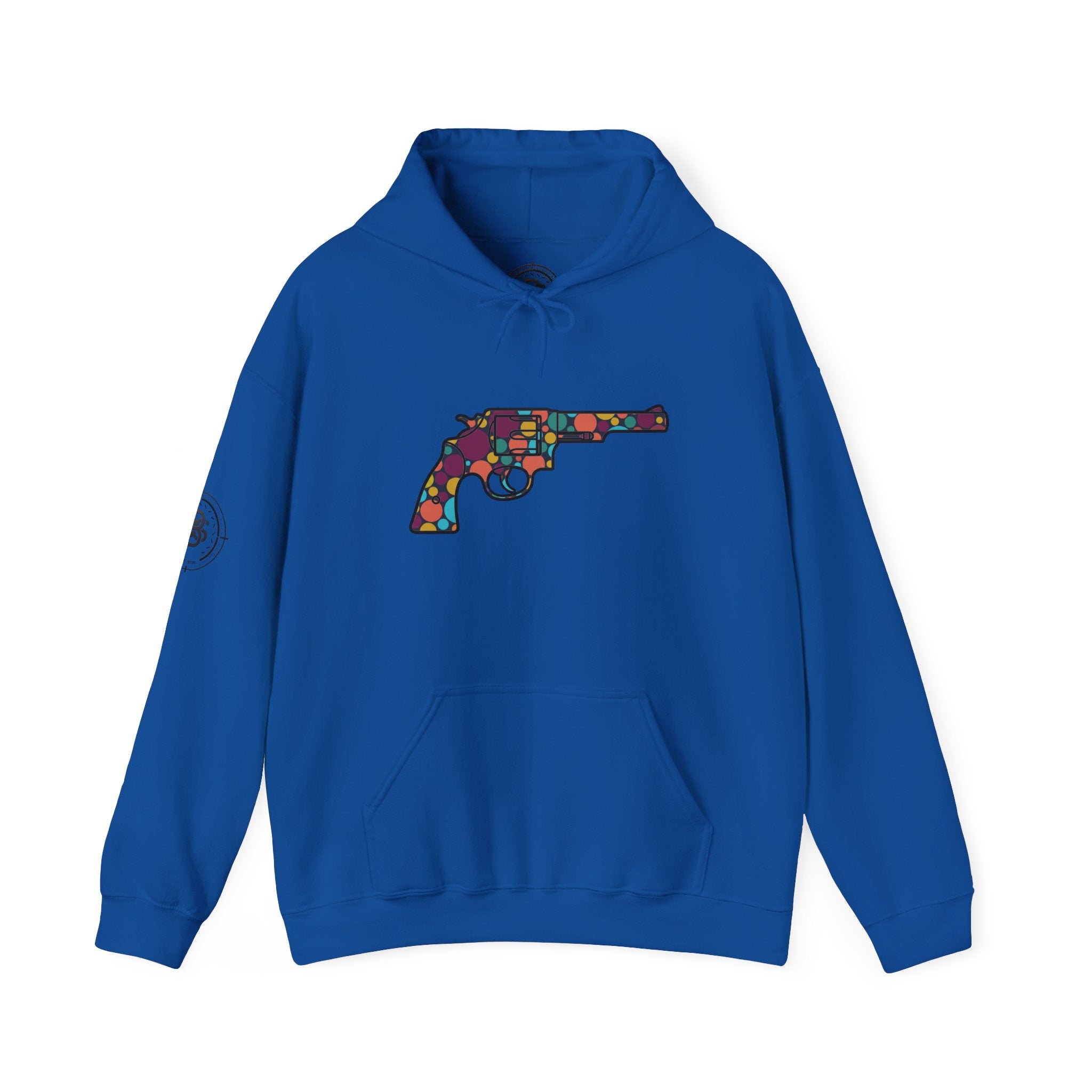 Revolver Dot Silhouette-Hooded Sweatshirt