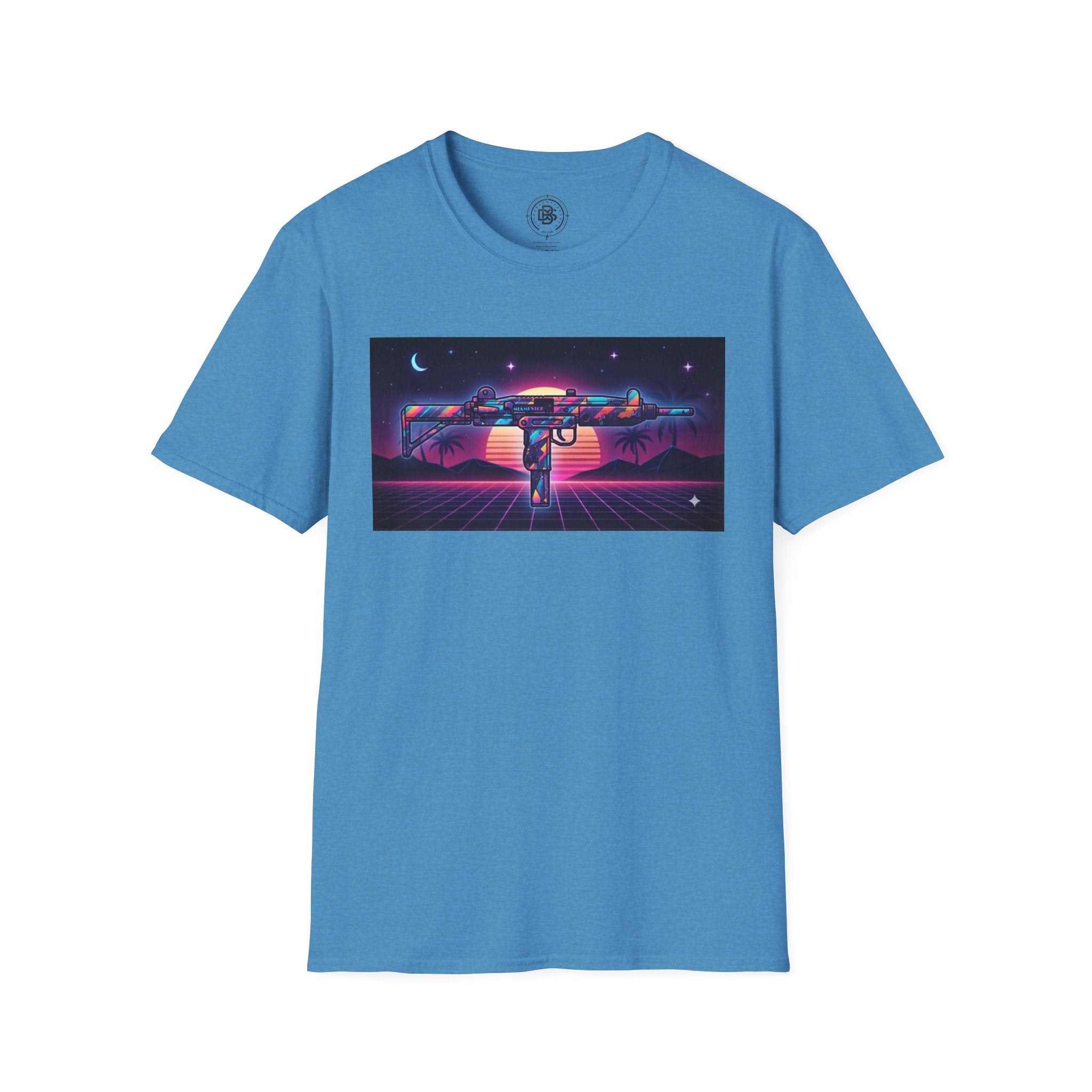 The Men's Collection- 80's Retro UZI-Softstyle T-Shirt