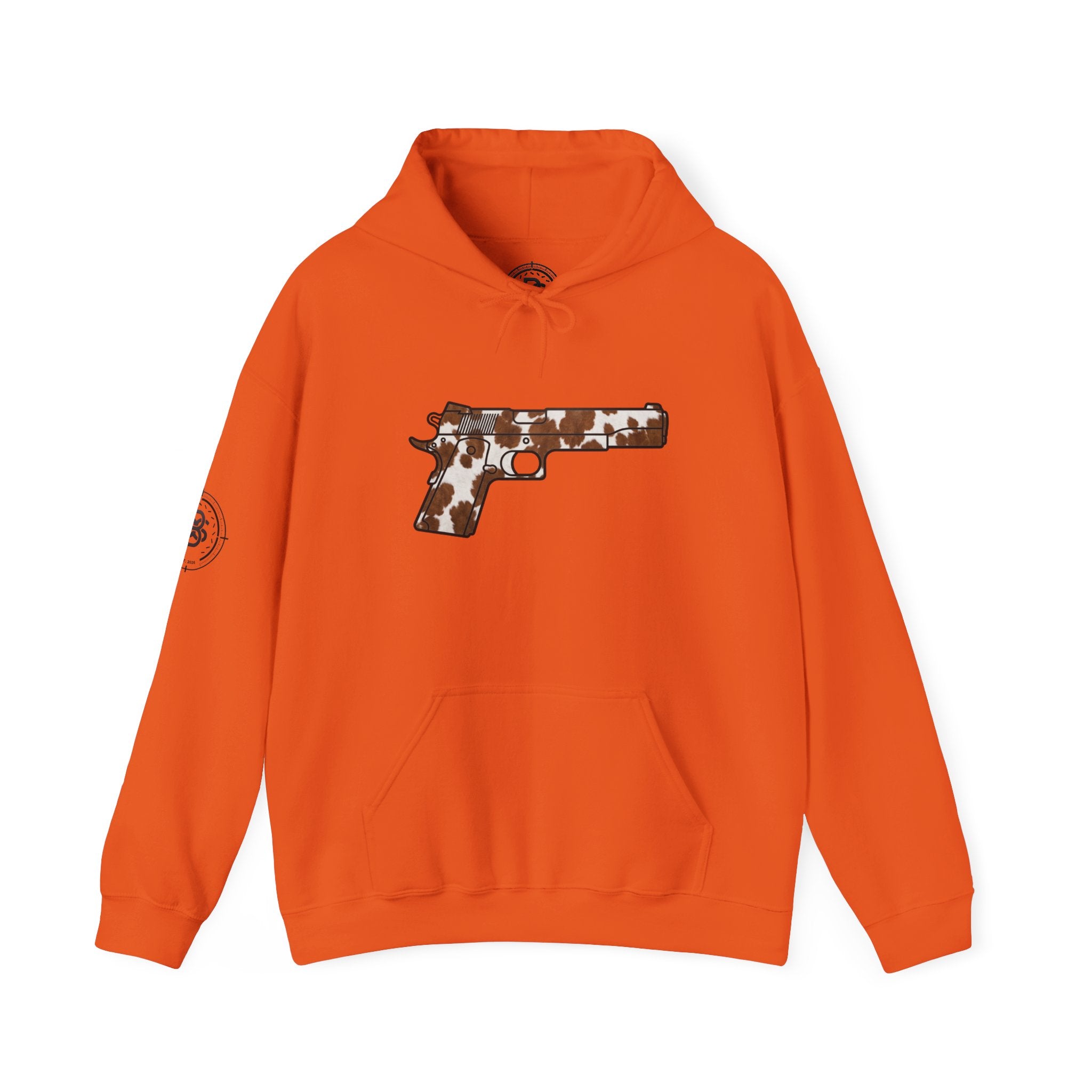 Cowhide Pistol Silhouette Hoodie