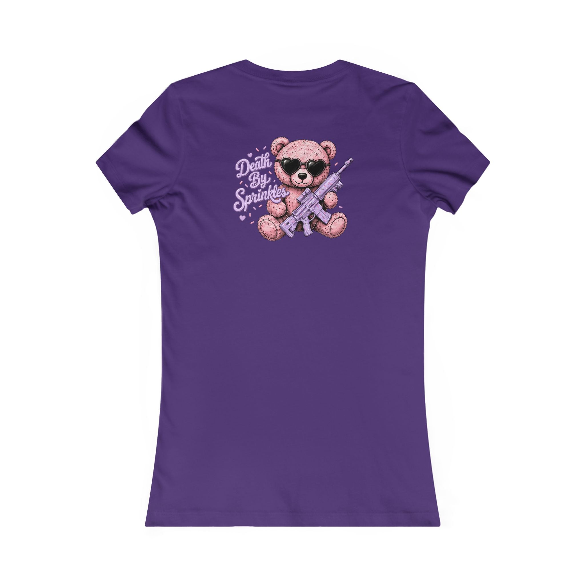 Women's Tee - Pink Teddy Bear Graphic