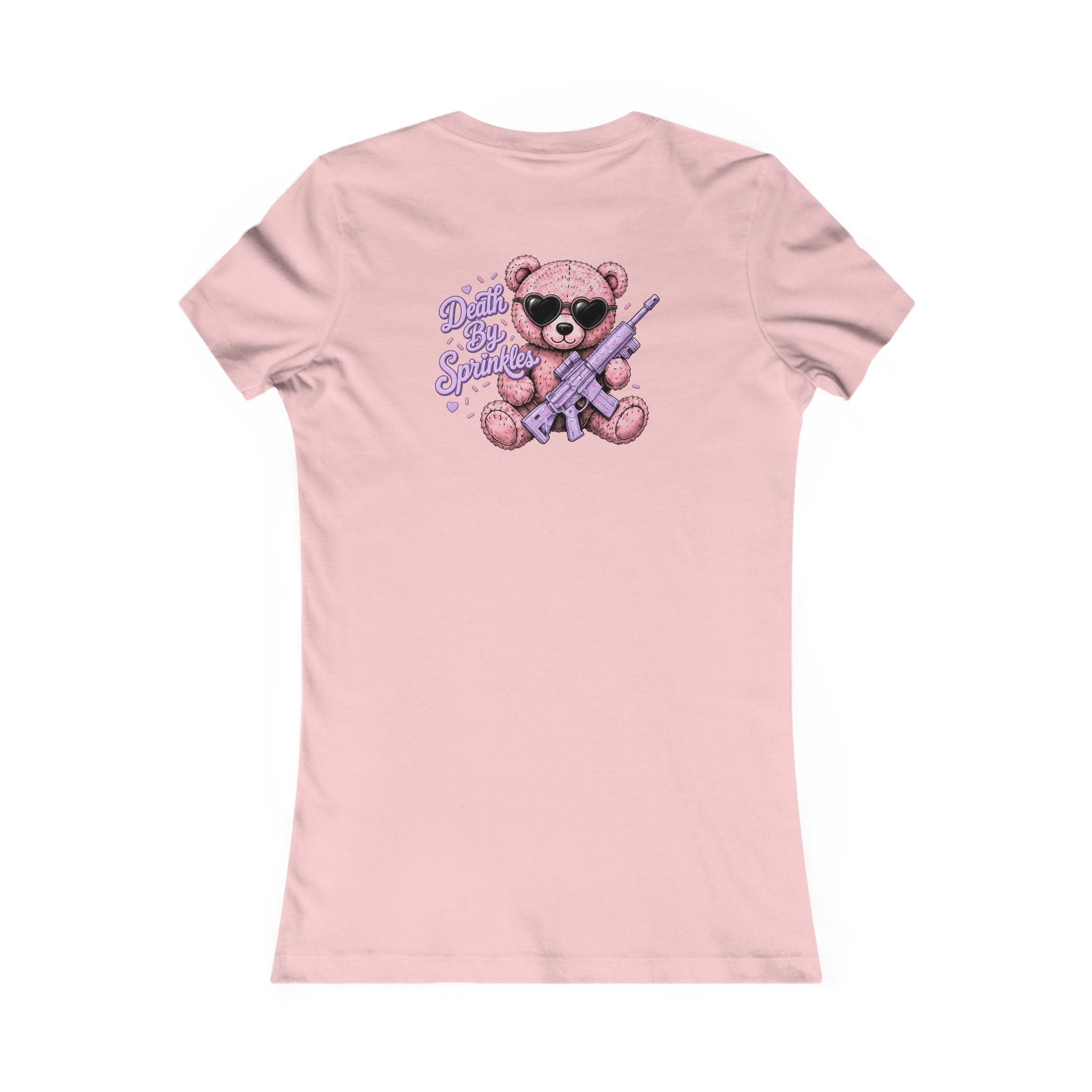 Women's Tee - Pink Teddy Bear Graphic