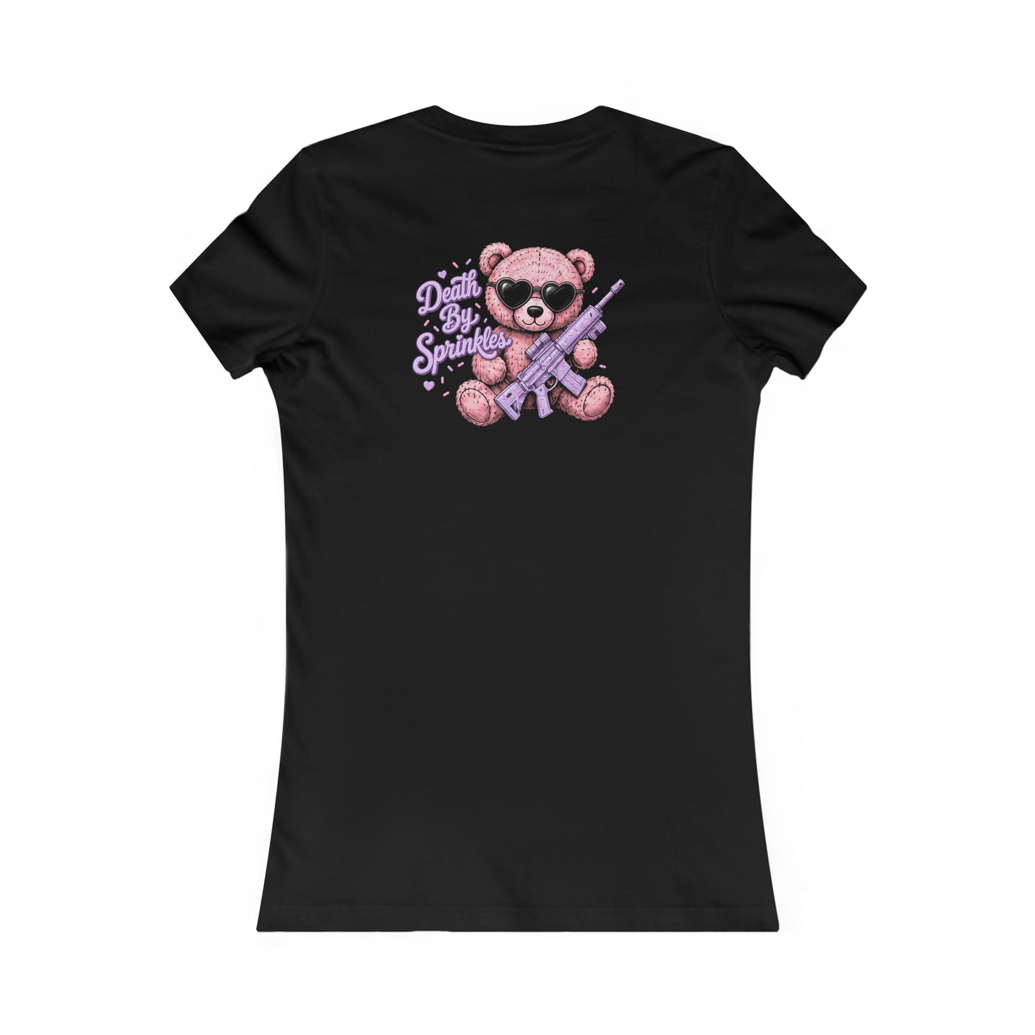 Women's Tee - Pink Teddy Bear Graphic