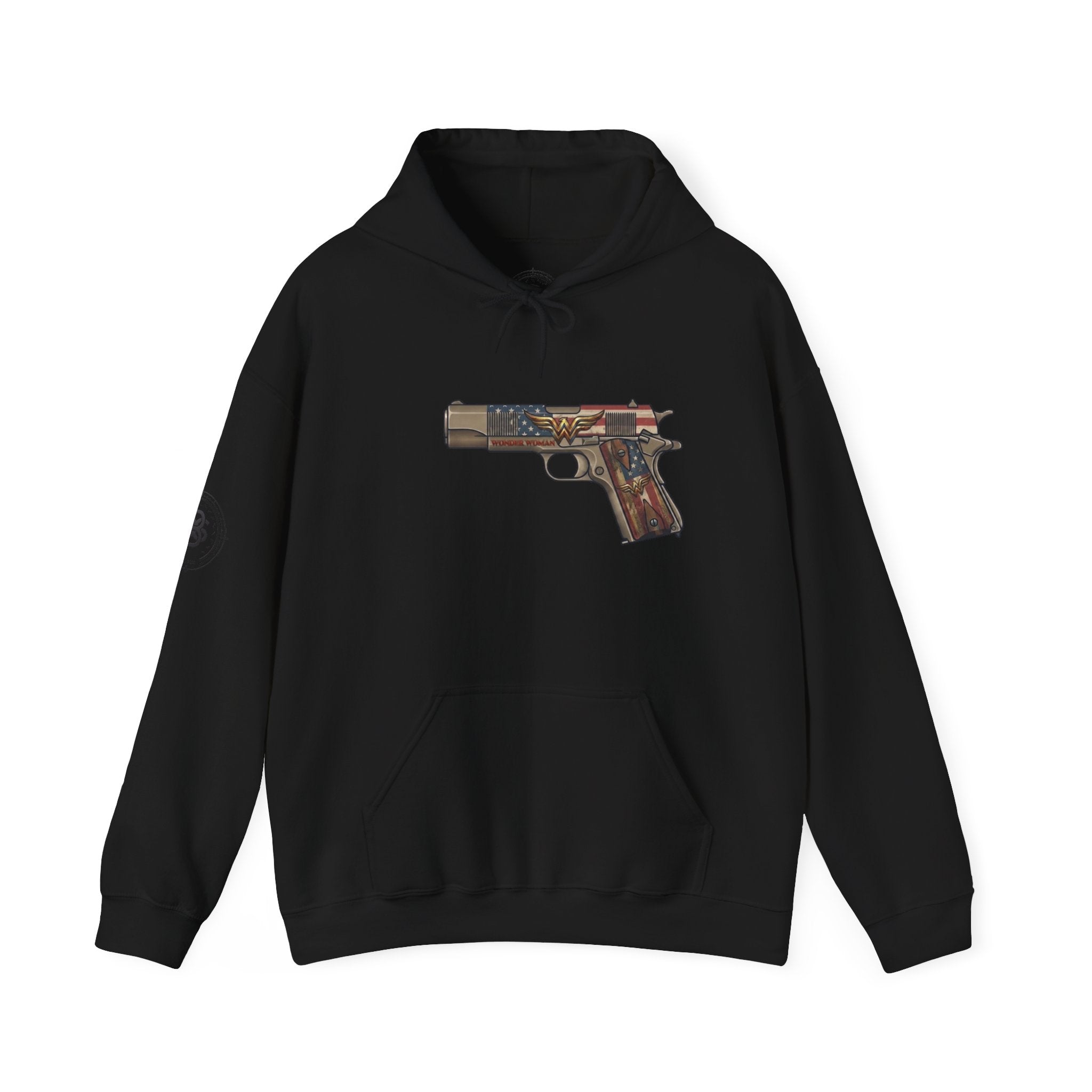 WW emblem Pistol Graphic Hoodie