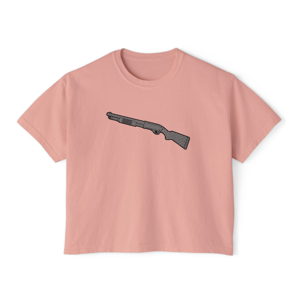 The Checker Collection-Shotgun-Women's Boxy Tee