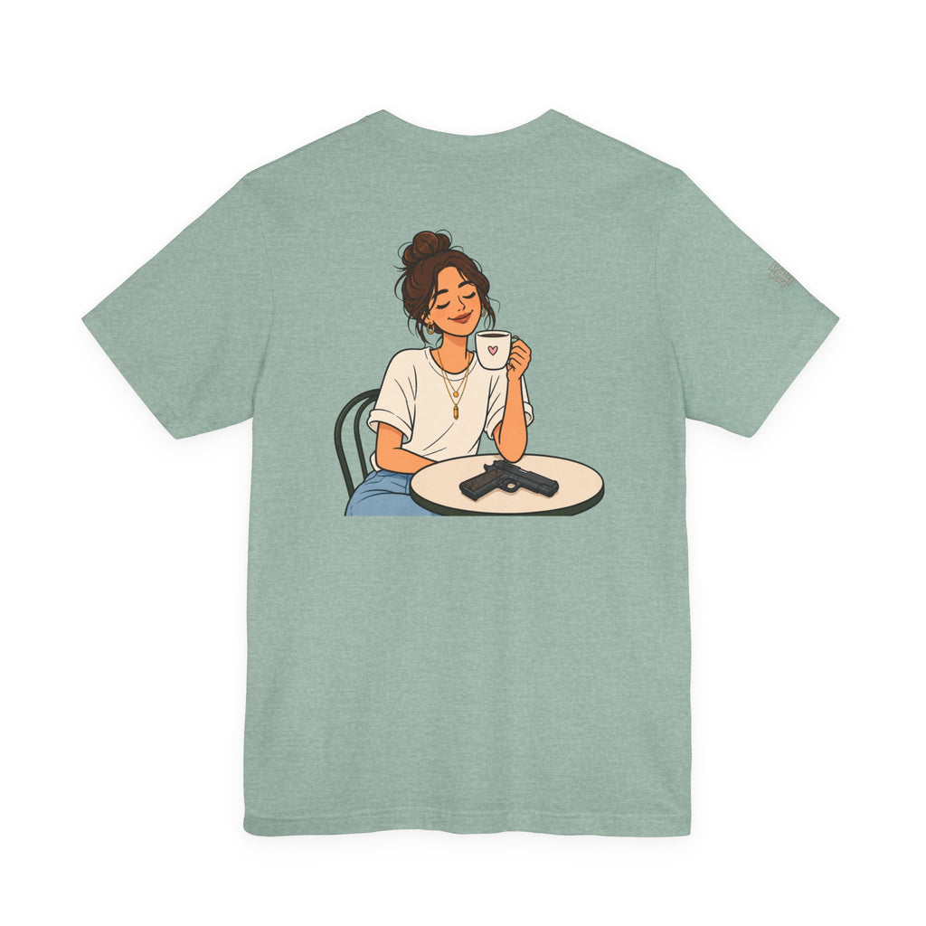'Beans and Bullets' Coffee Lover T-Shirt