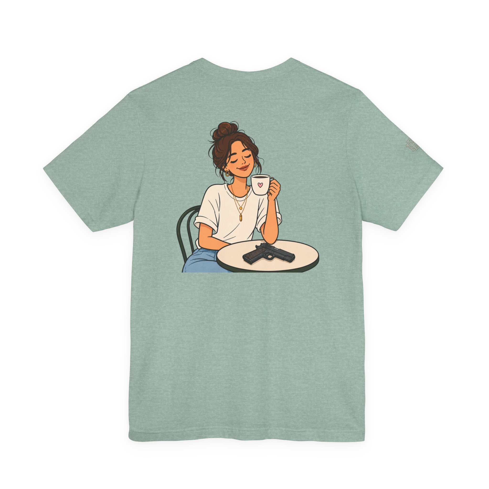 'Beans and Bullets' Coffee Lover T-Shirt