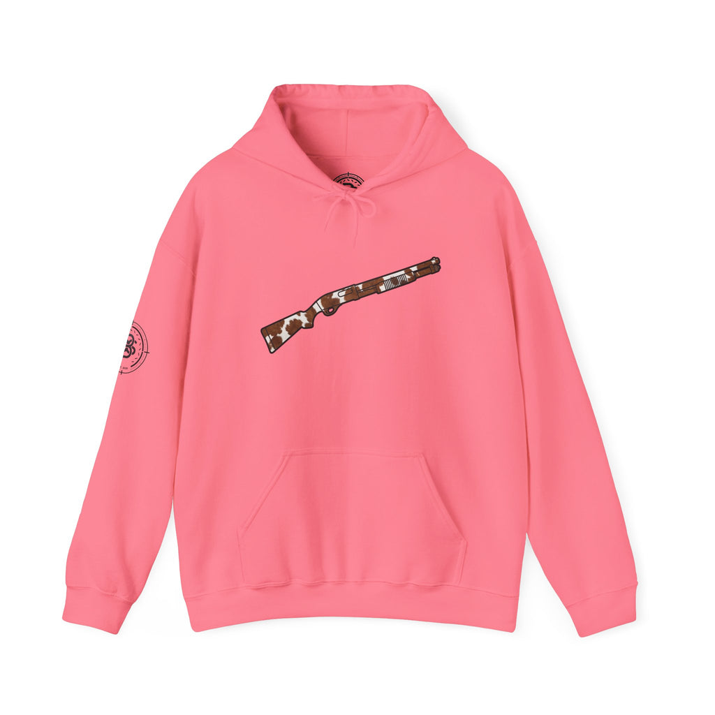 Cow Hide Shotgun Silhouette Hoodie