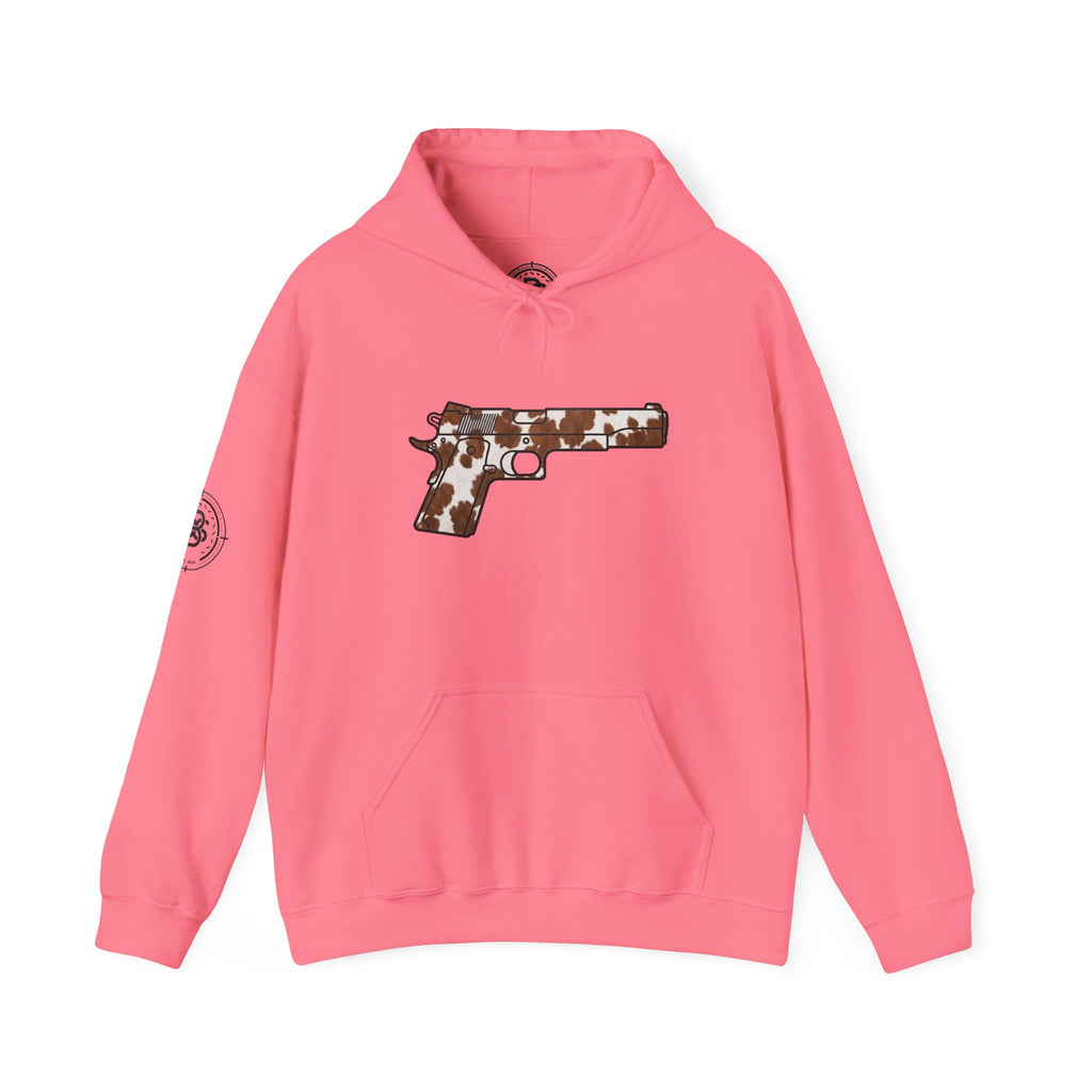 Cowhide Pistol Silhouette Hoodie