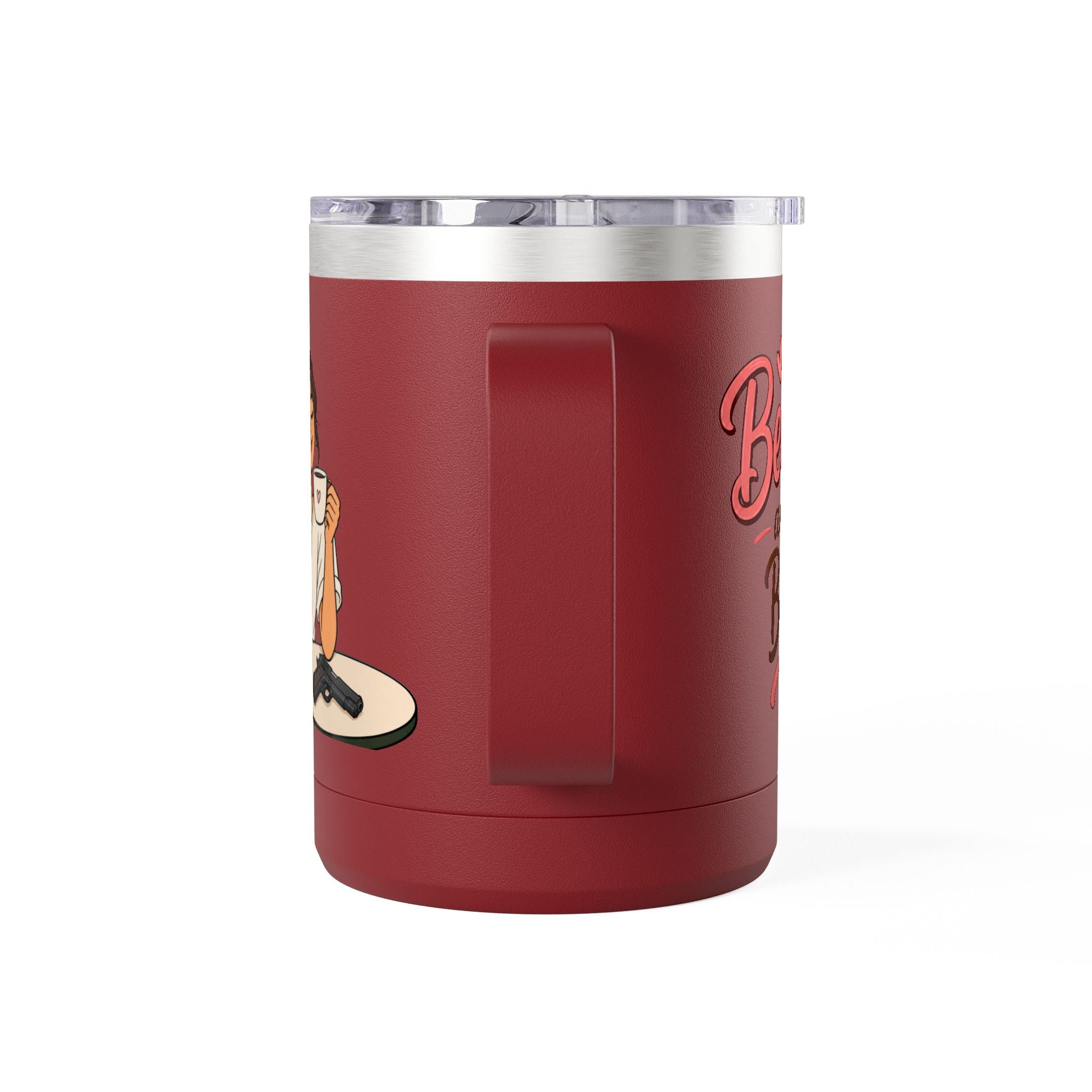 Beans and Bullets-15oz Travel Mug Tumbler