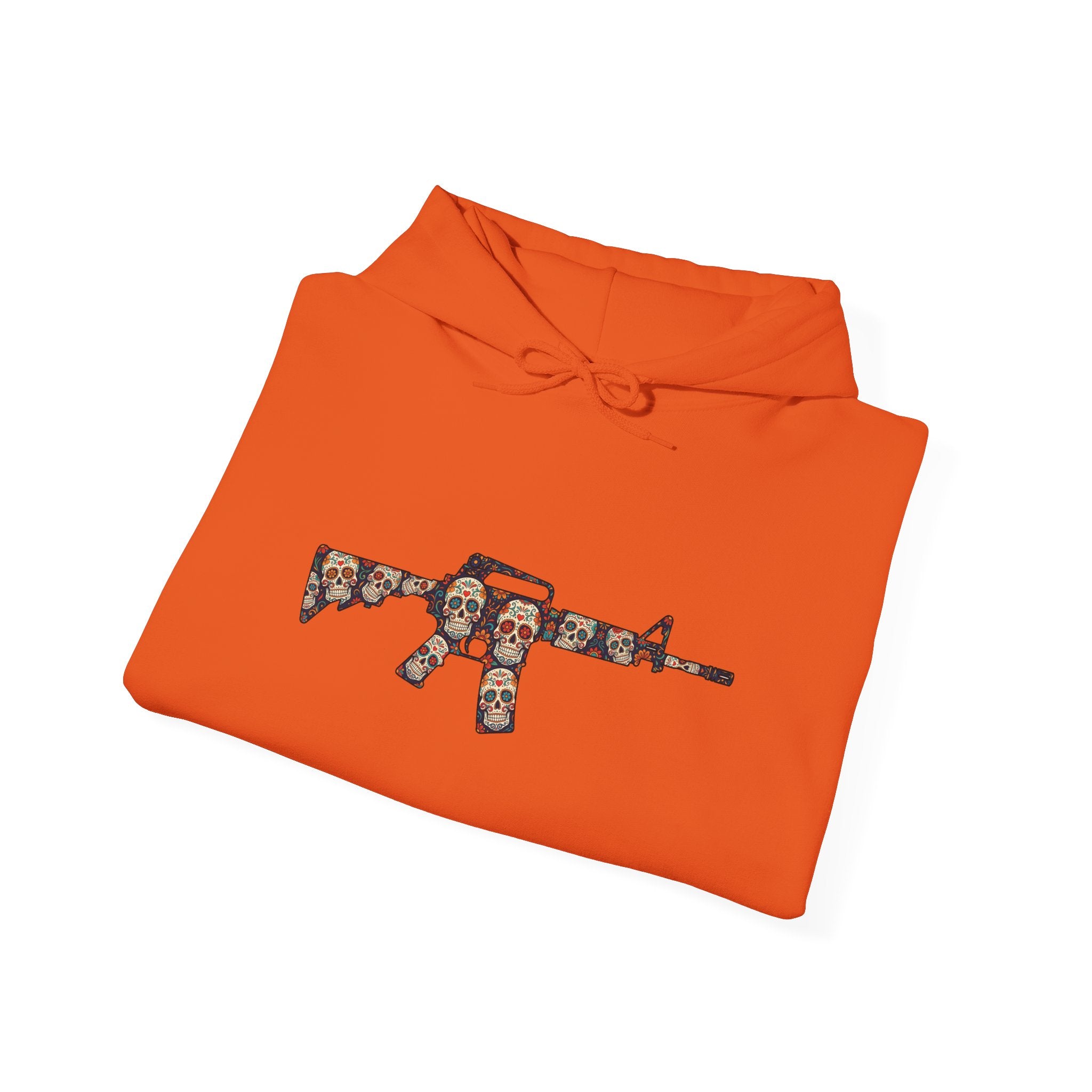 Sugar Skull AR-Style Rifle Graphic Hoodie
