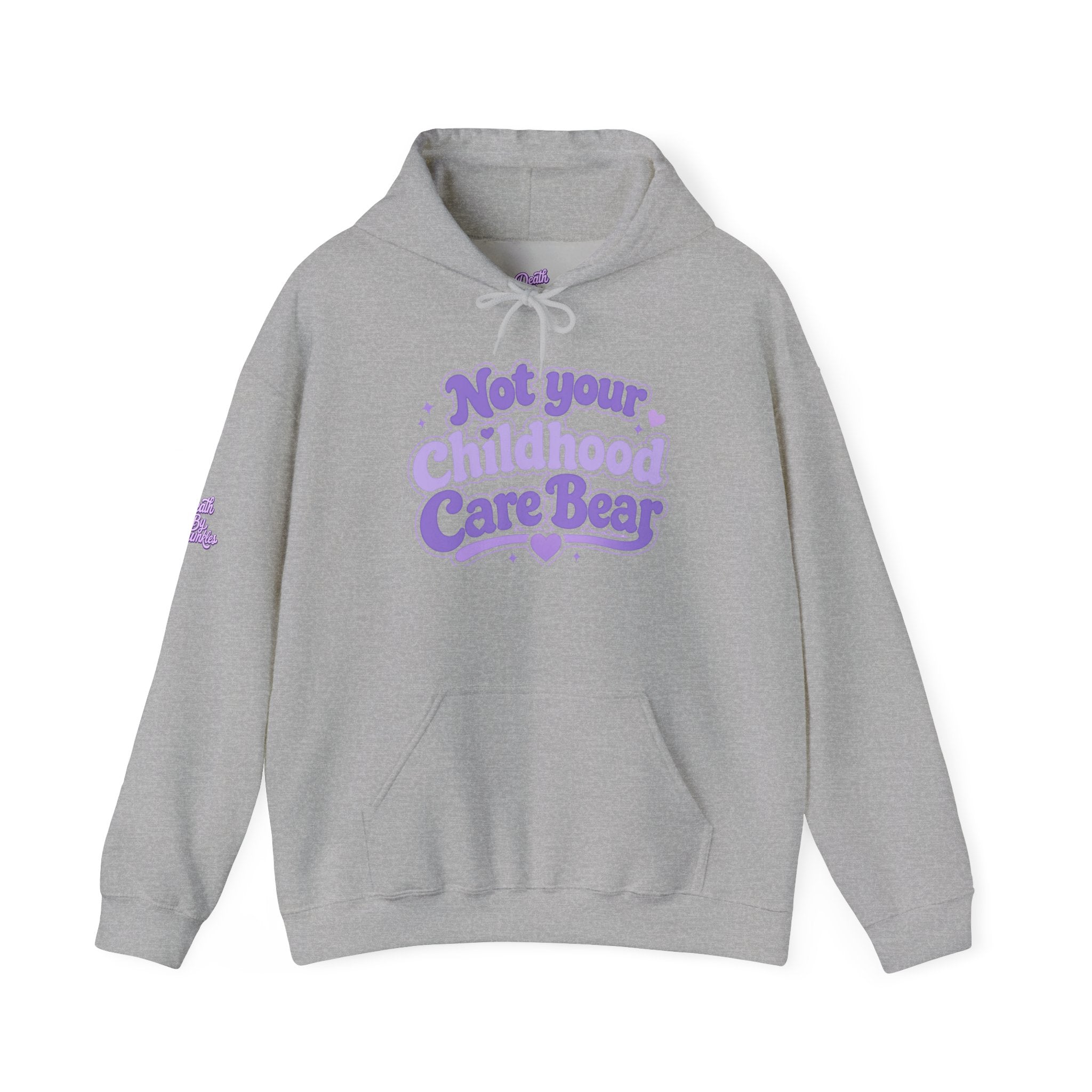 Not Your Childhood Care Bear Hoodie — Retro Care Bears Graphic Hoodie