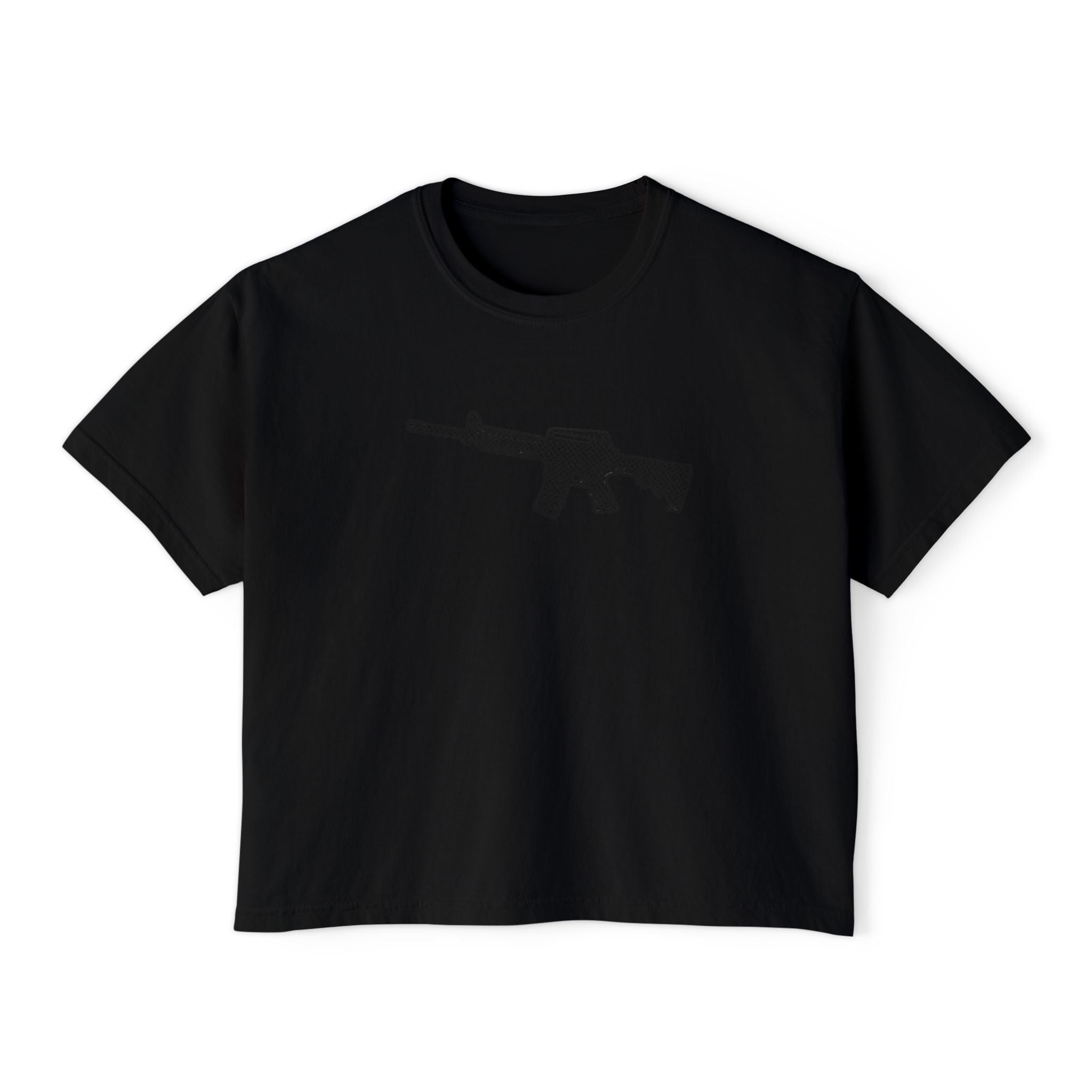 The Checker Collection-AR Rifle-Women's Boxy Tee