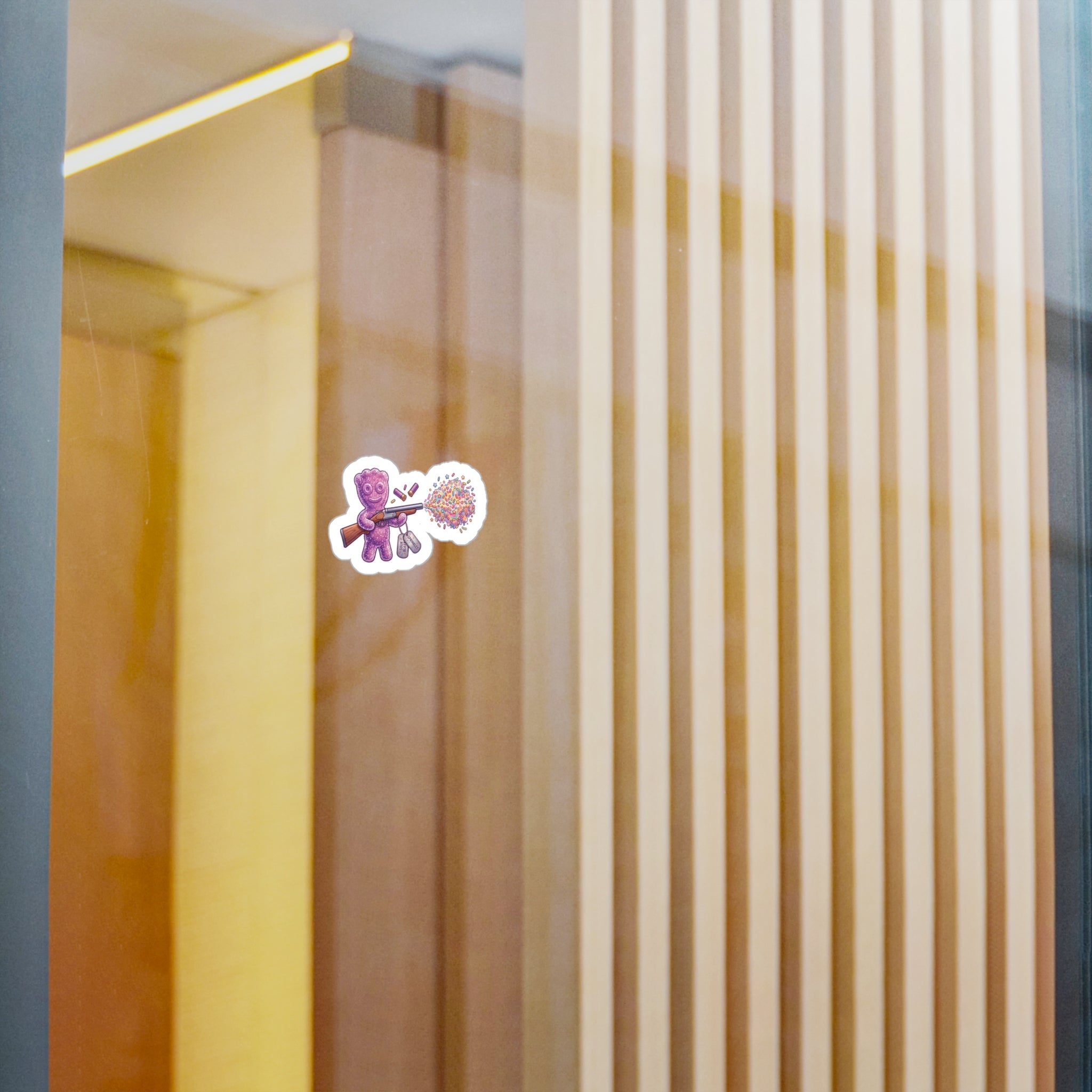 Sour Confetti Sprinkles Vinyl Decal — Cute Candy Shooter Sticker