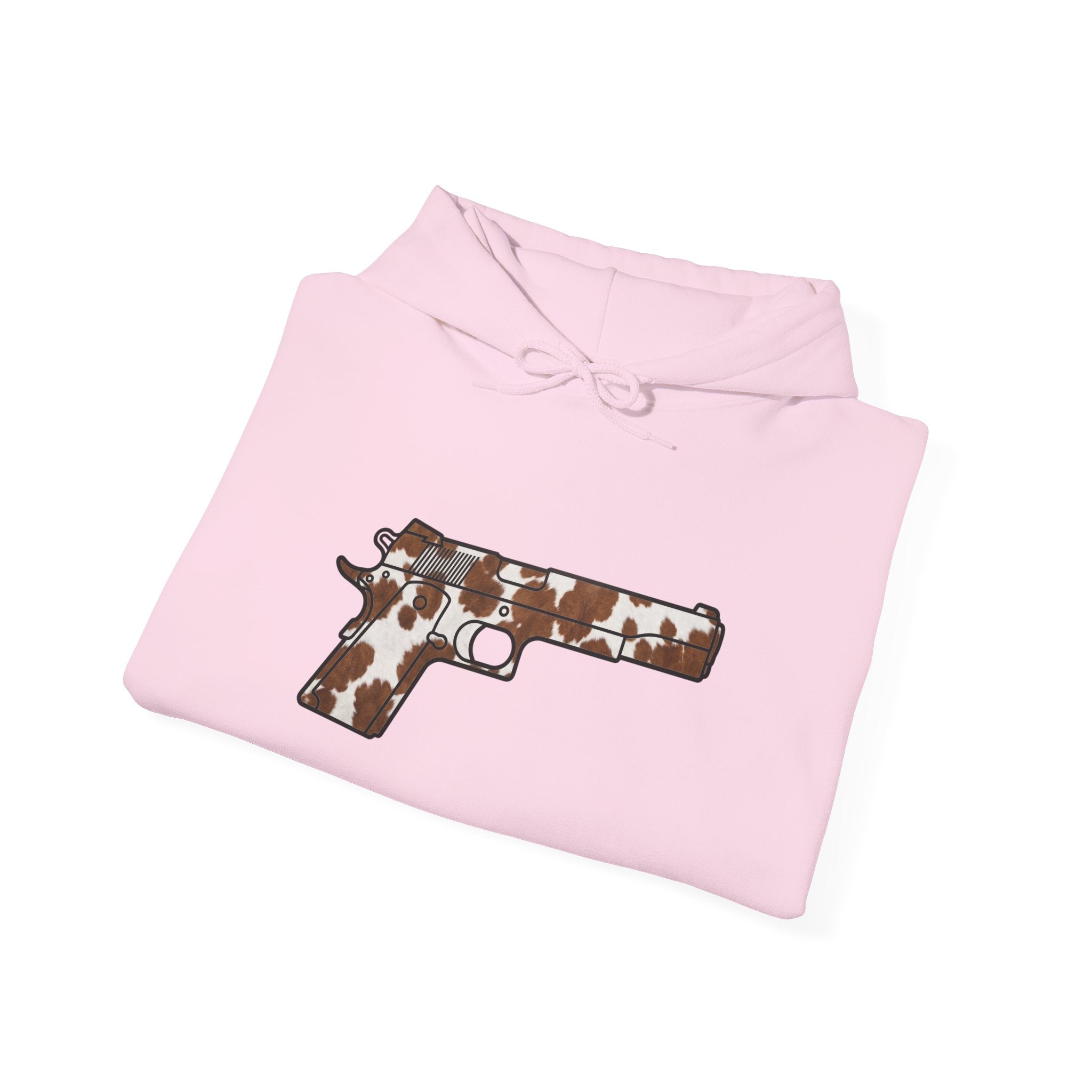 Cowhide Pistol Silhouette Hoodie