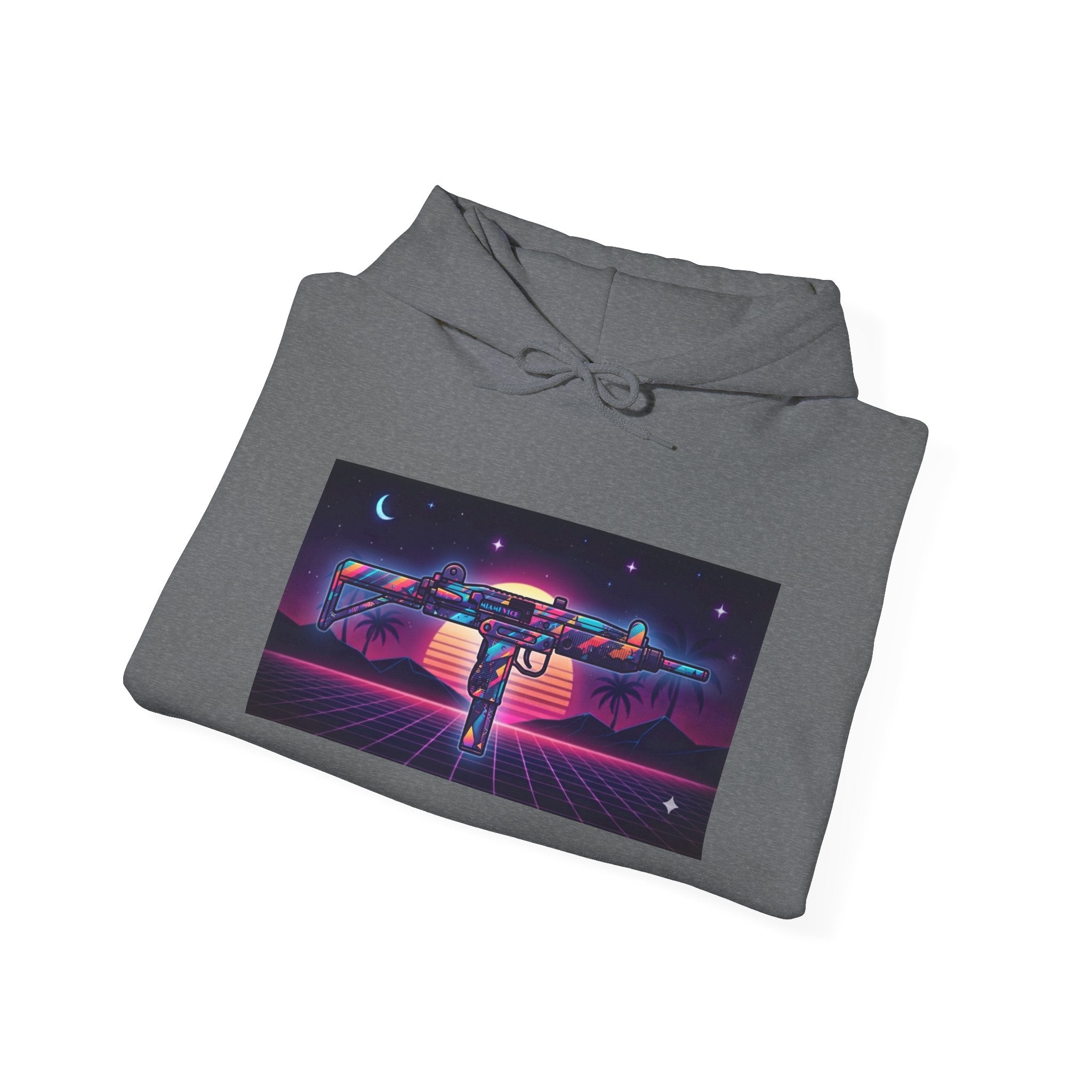UZI Retro 80's Unisex Heavy Blend™ Hooded Sweatshirt