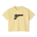The Sugar Skull Collection -1911 Pistol- Women’s Boxy Tee