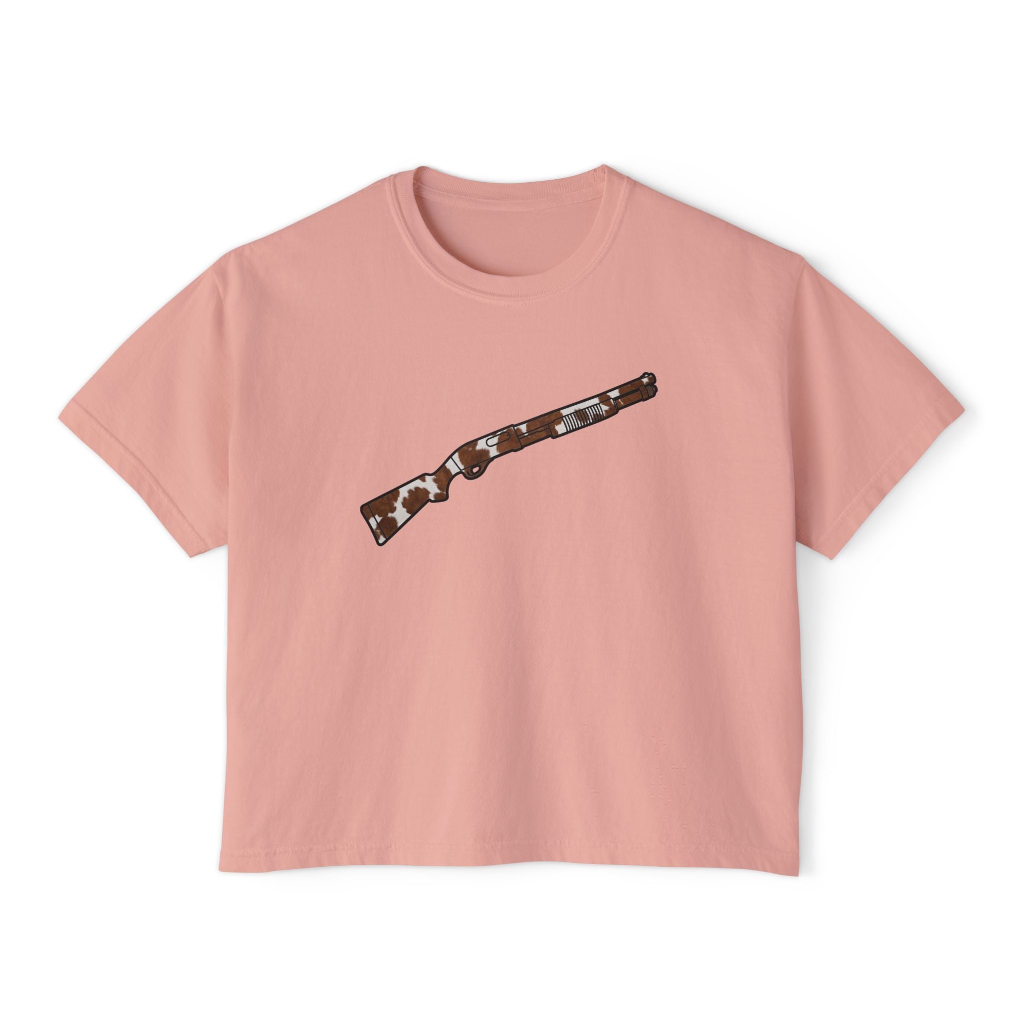 The Cowhide Collection-Shotgun-Women's Boxy Tee