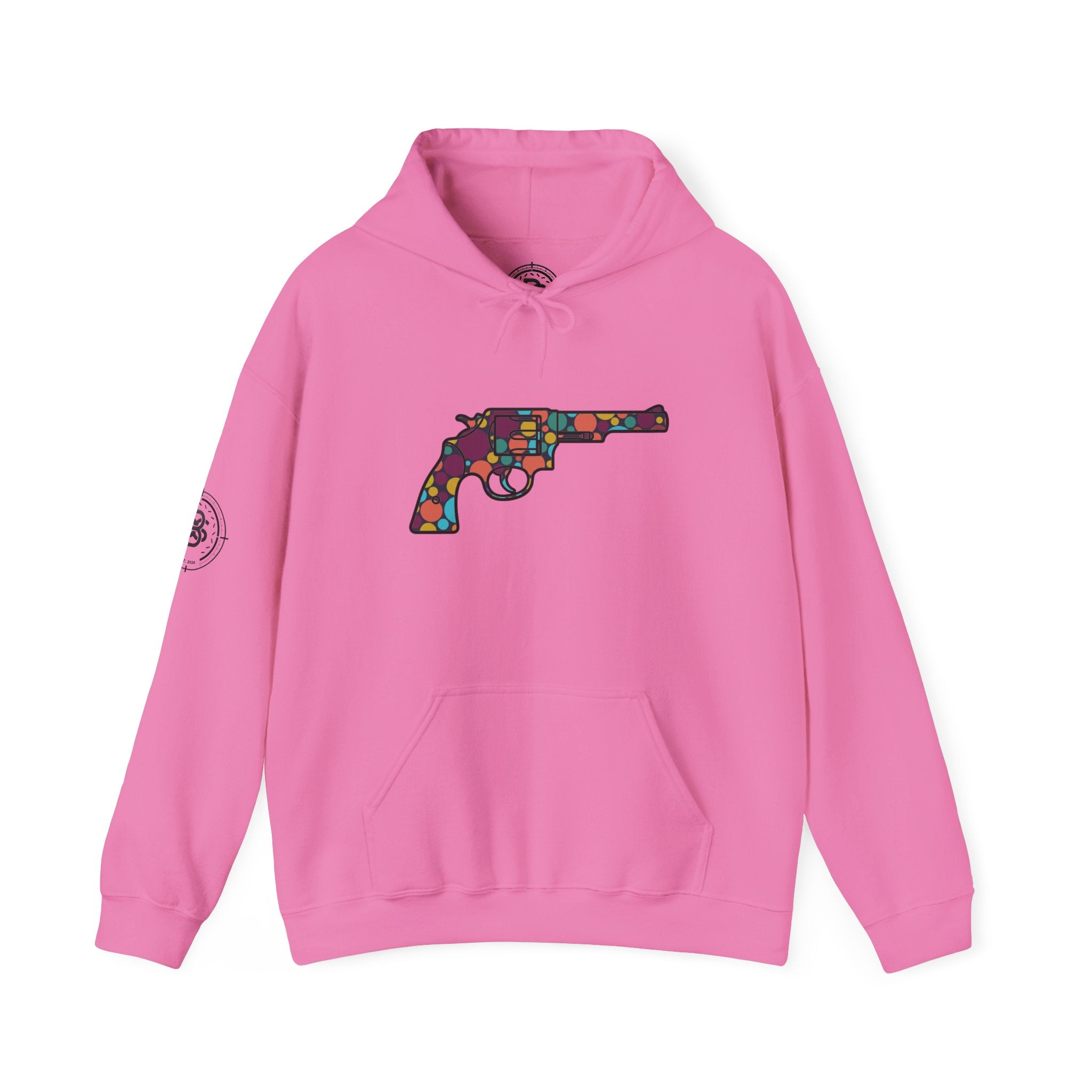 Revolver Dot Silhouette-Hooded Sweatshirt