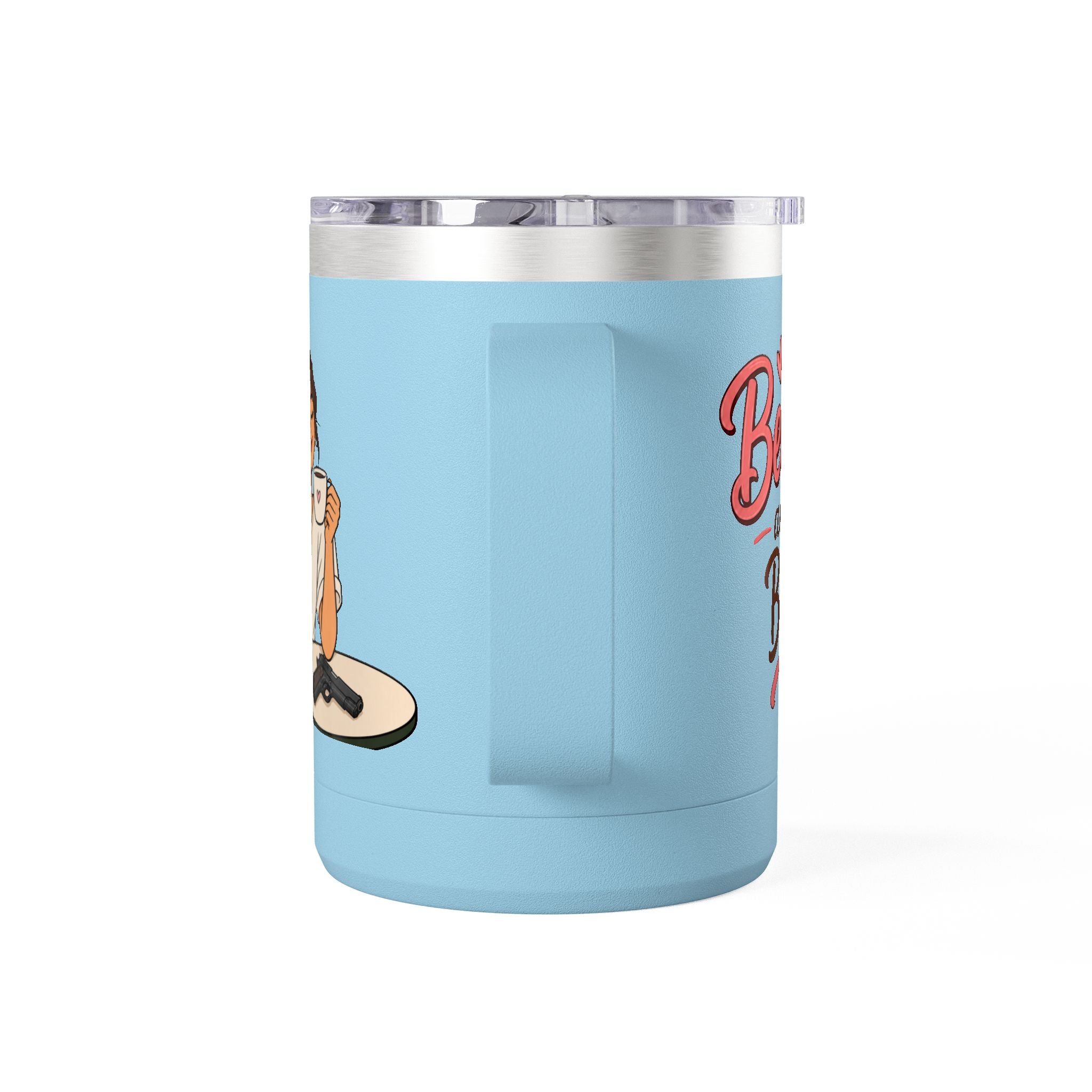 Beans and Bullets-15oz Travel Mug Tumbler
