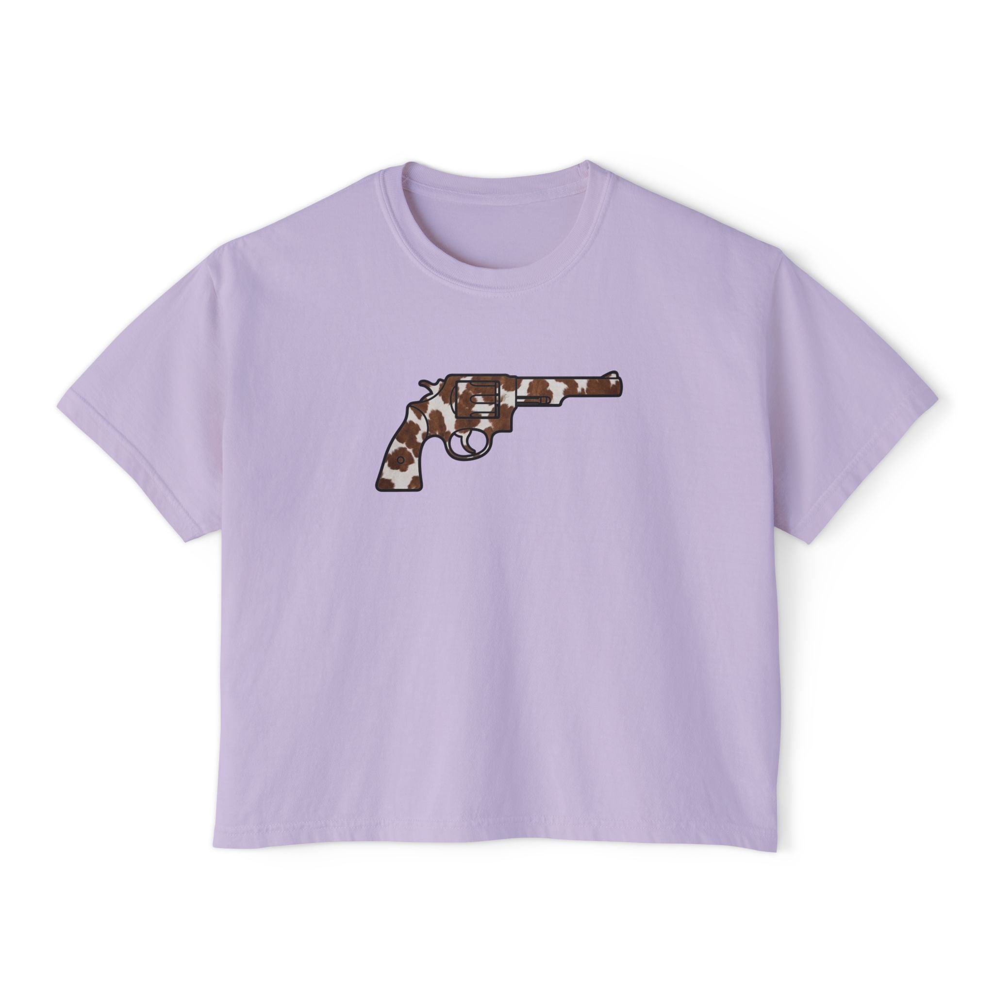 The Cowhide Collection-Revolver-Women's Boxy Tee