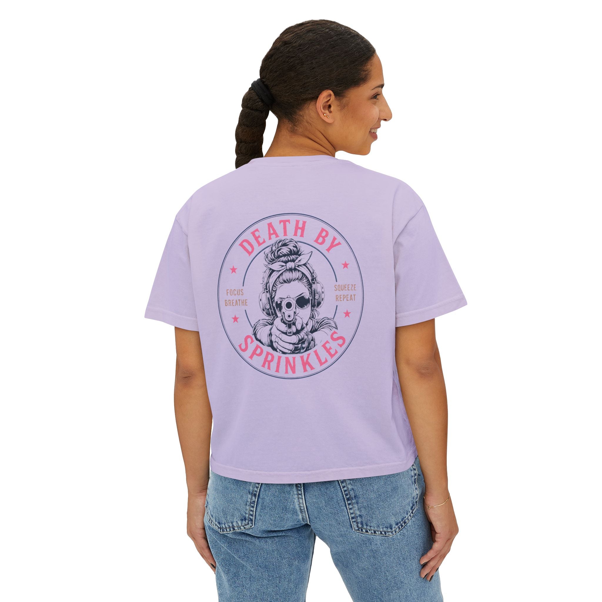 Death By Sprinkles-Women’s Crop T-Shirt