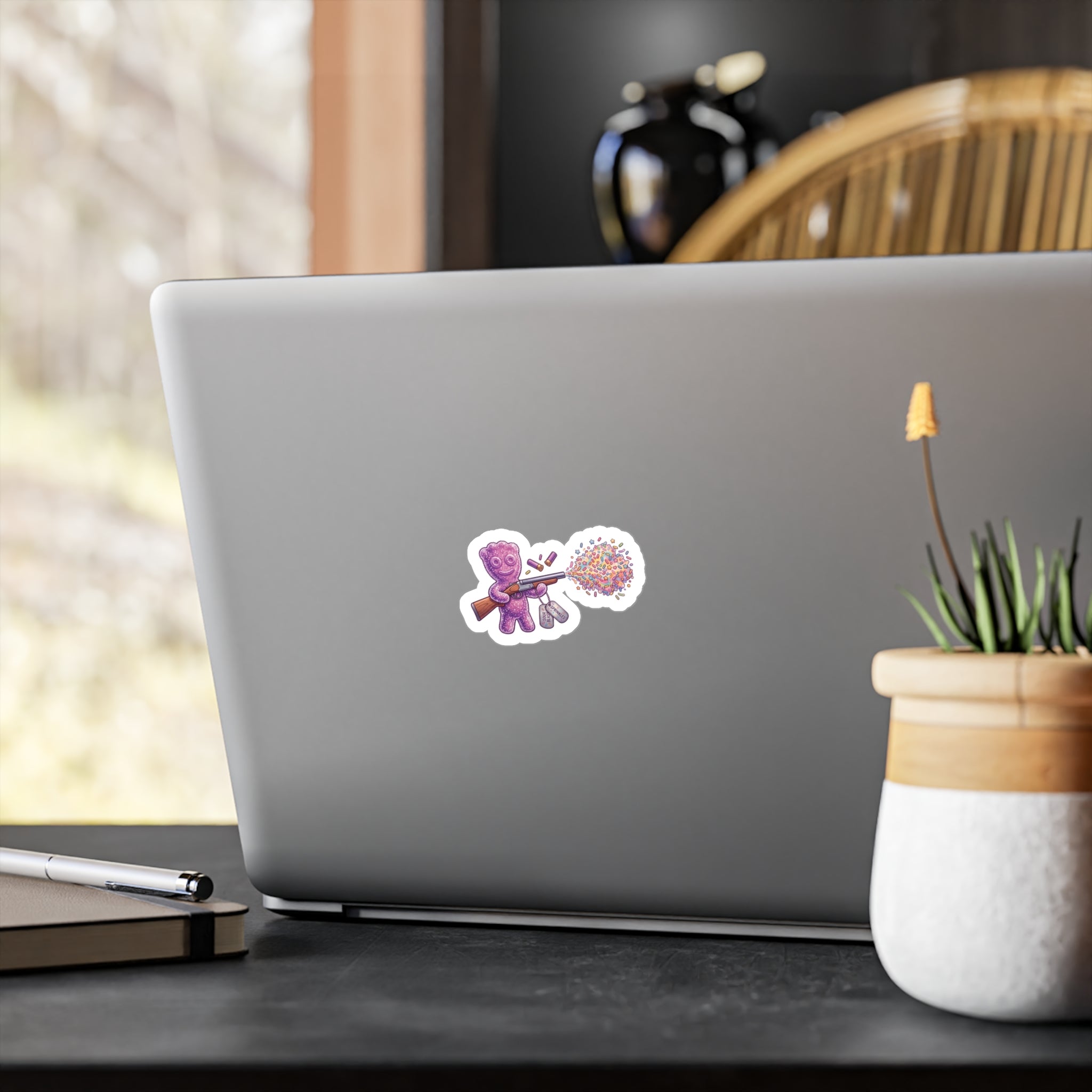 Sour Confetti Sprinkles Vinyl Decal — Cute Candy Shooter Sticker