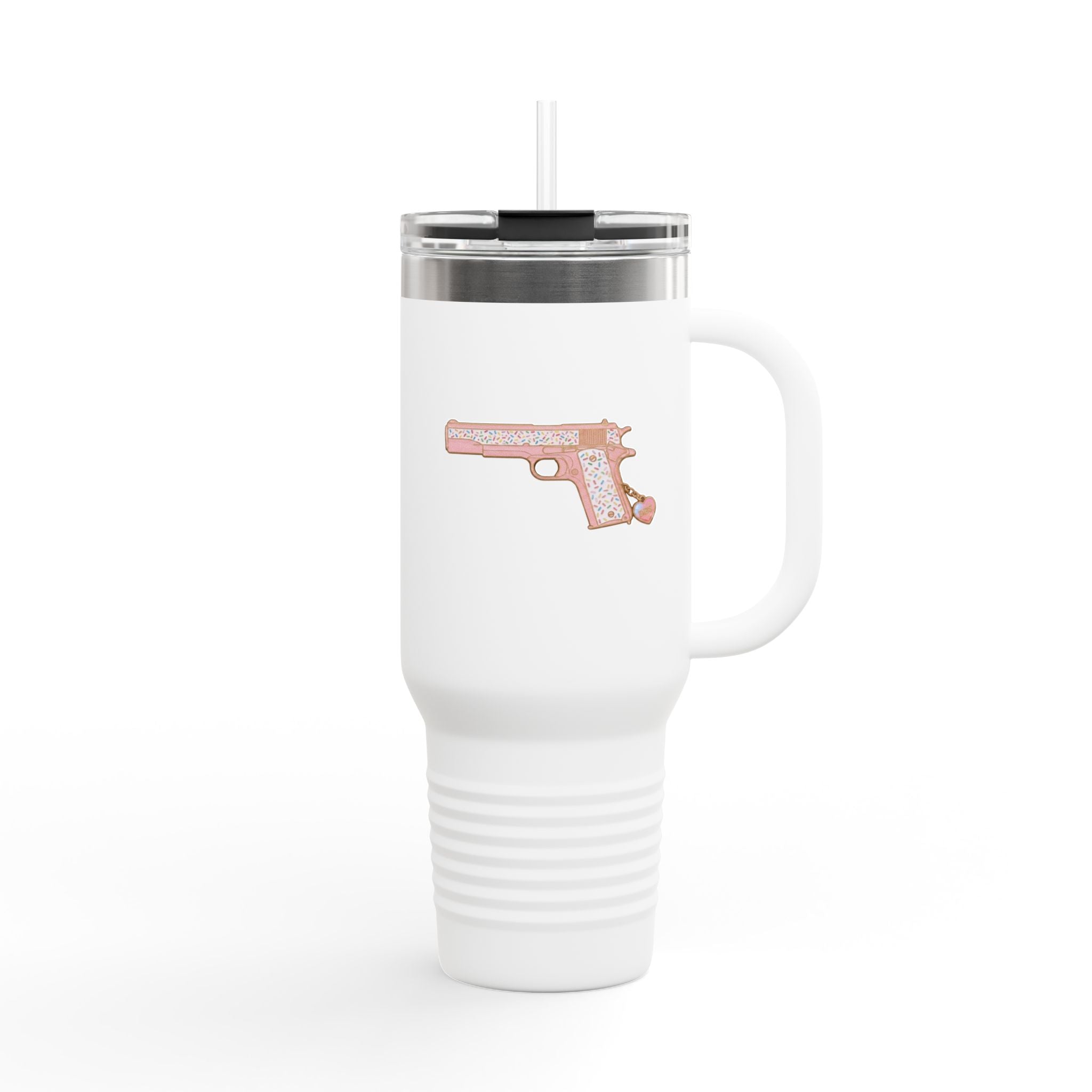 The Sprinkles Collection-1911 Pistol-40oz Insulated Travel Mug