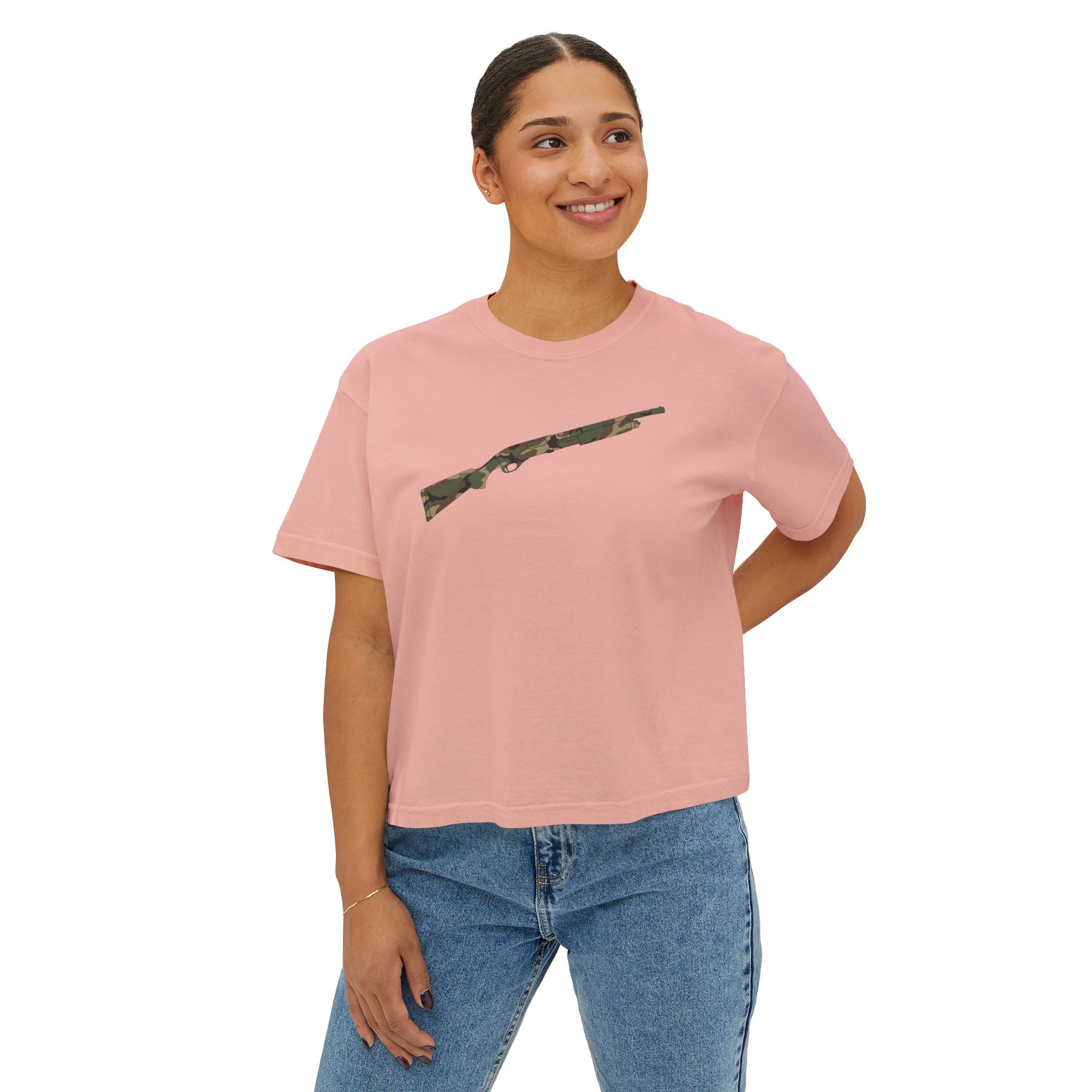 The Camo Collection-Shotgun-Women's Boxy Tee