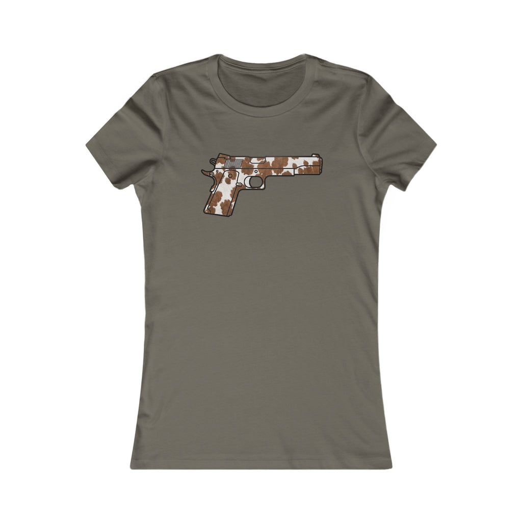 The Cowhide Collection-Pistol-Women's T's