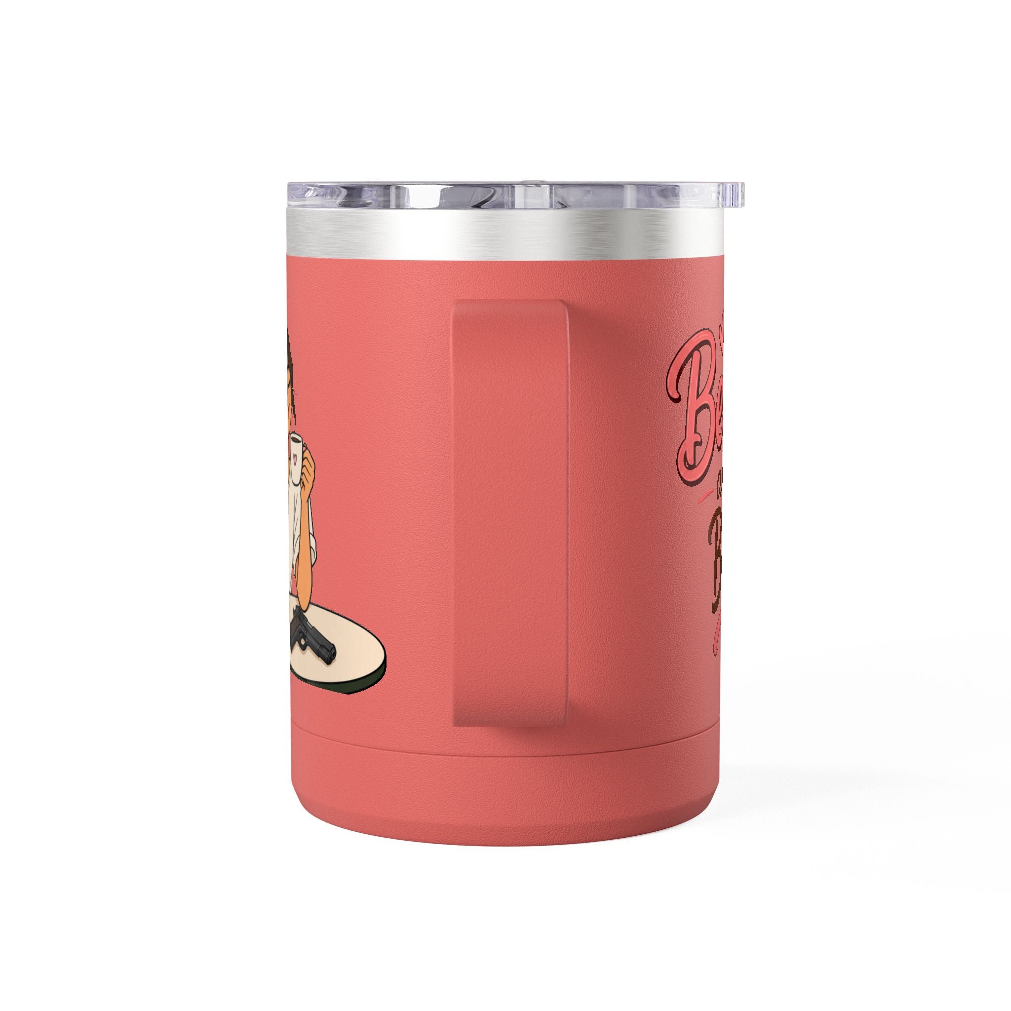 Beans and Bullets-15oz Travel Mug Tumbler