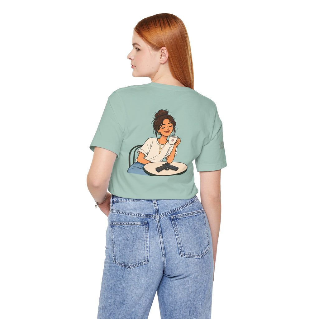 'Beans and Bullets' Coffee Lover T-Shirt
