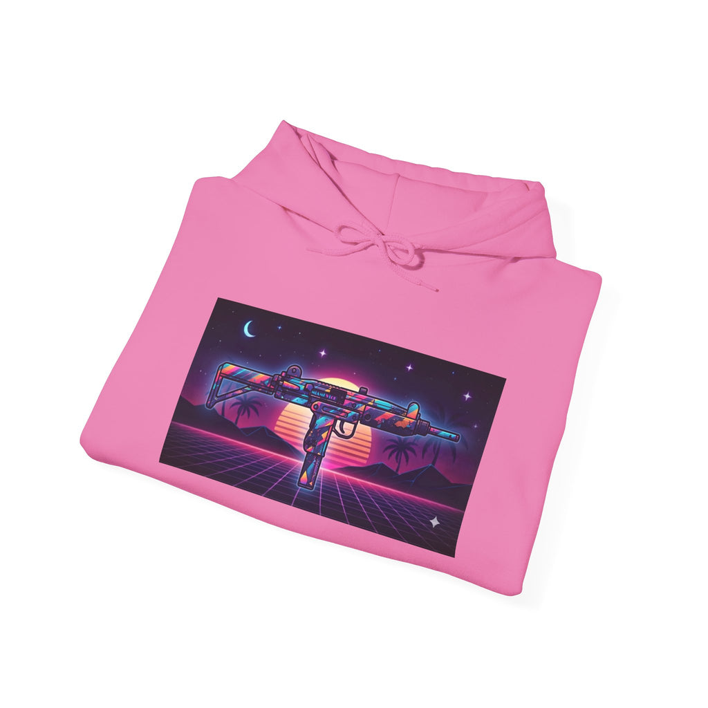 UZI Retro 80's Unisex Heavy Blend™ Hooded Sweatshirt