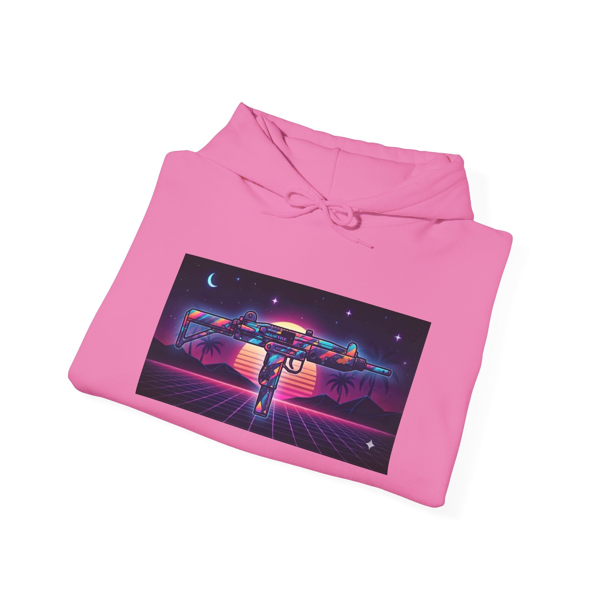 UZI Retro 80's Unisex Heavy Blend™ Hooded Sweatshirt